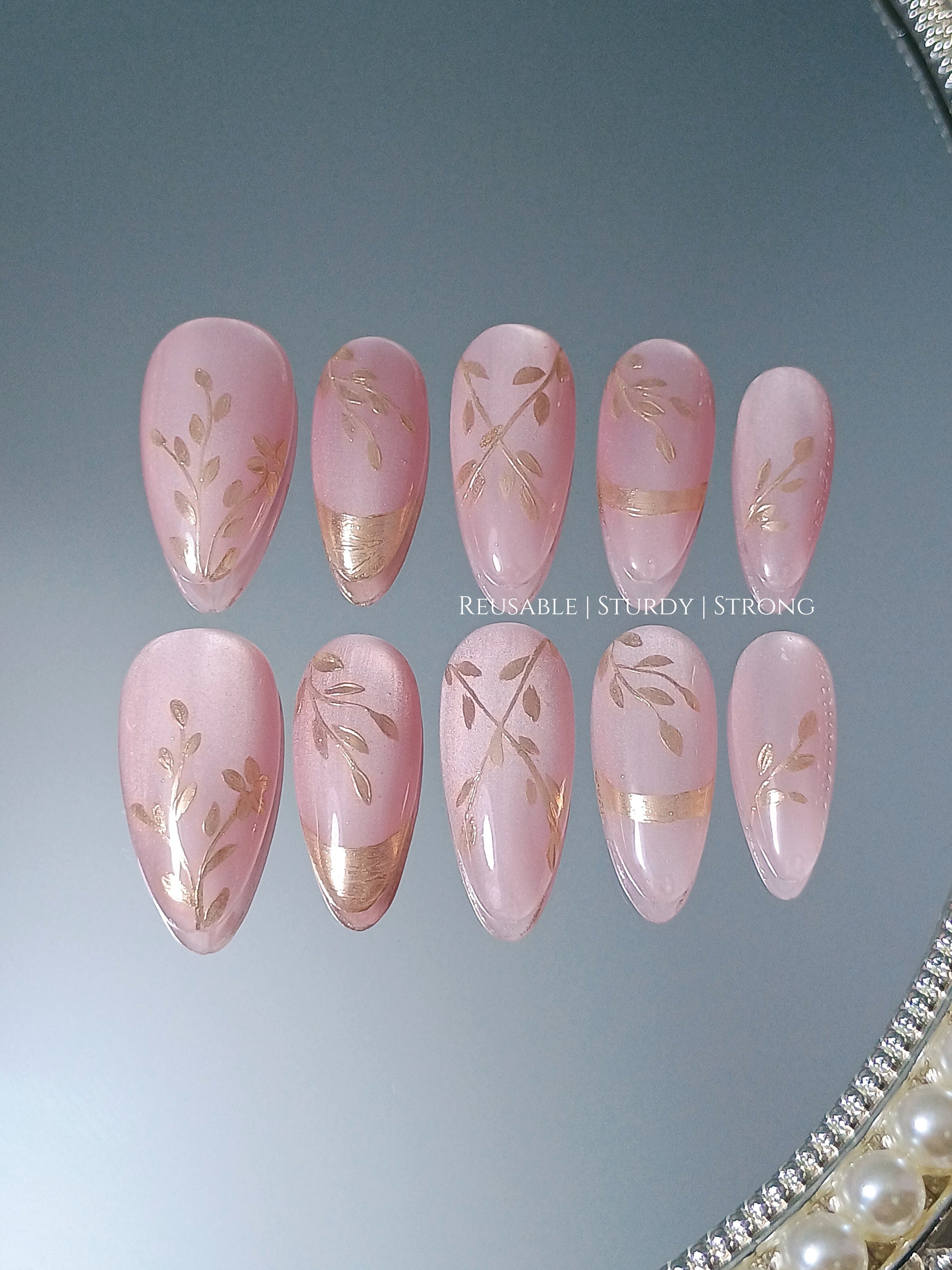 Pink Cat Eye Autumn Elegance