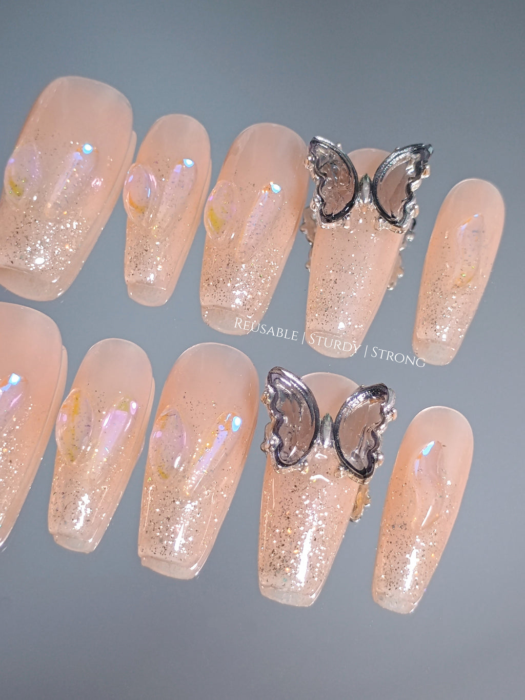 Aurora Glittery Gem Crystal