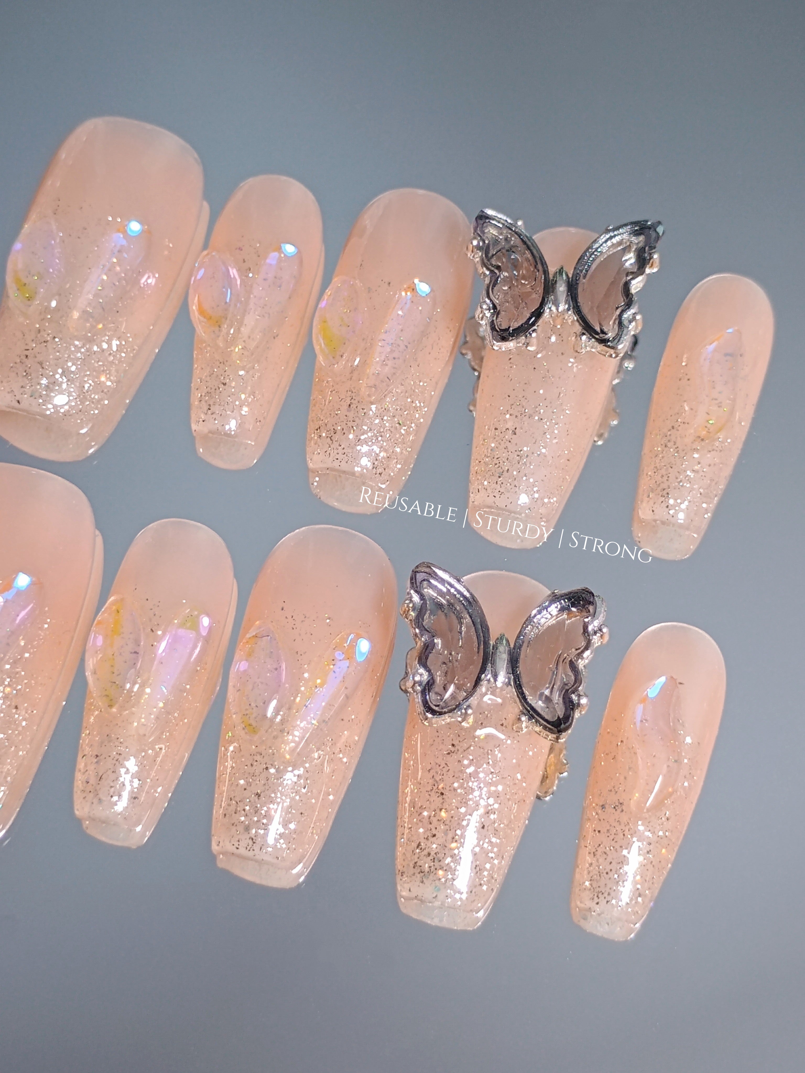 Aurora Glittery Gem Crystal