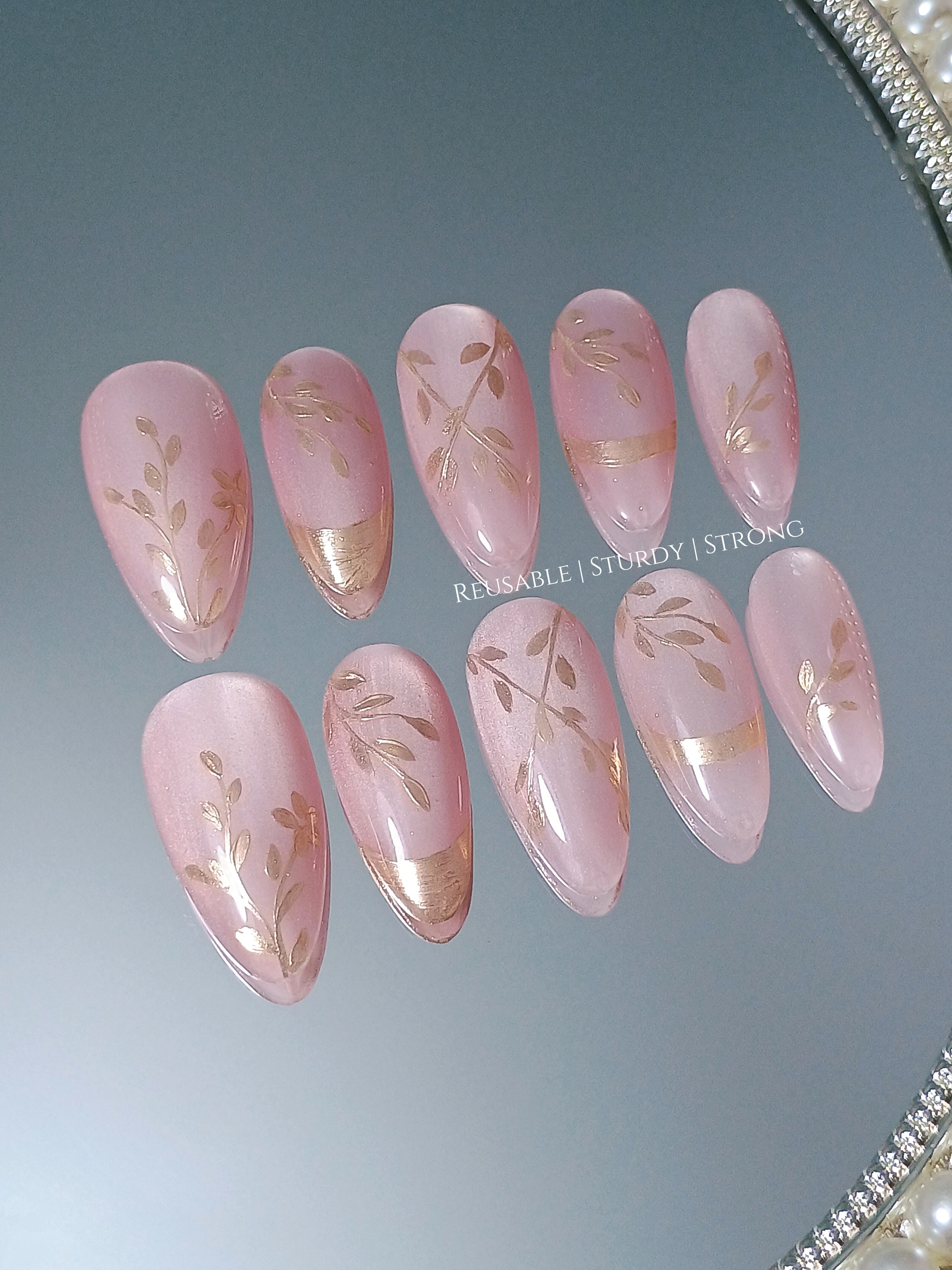 Pink Cat Eye Autumn Elegance