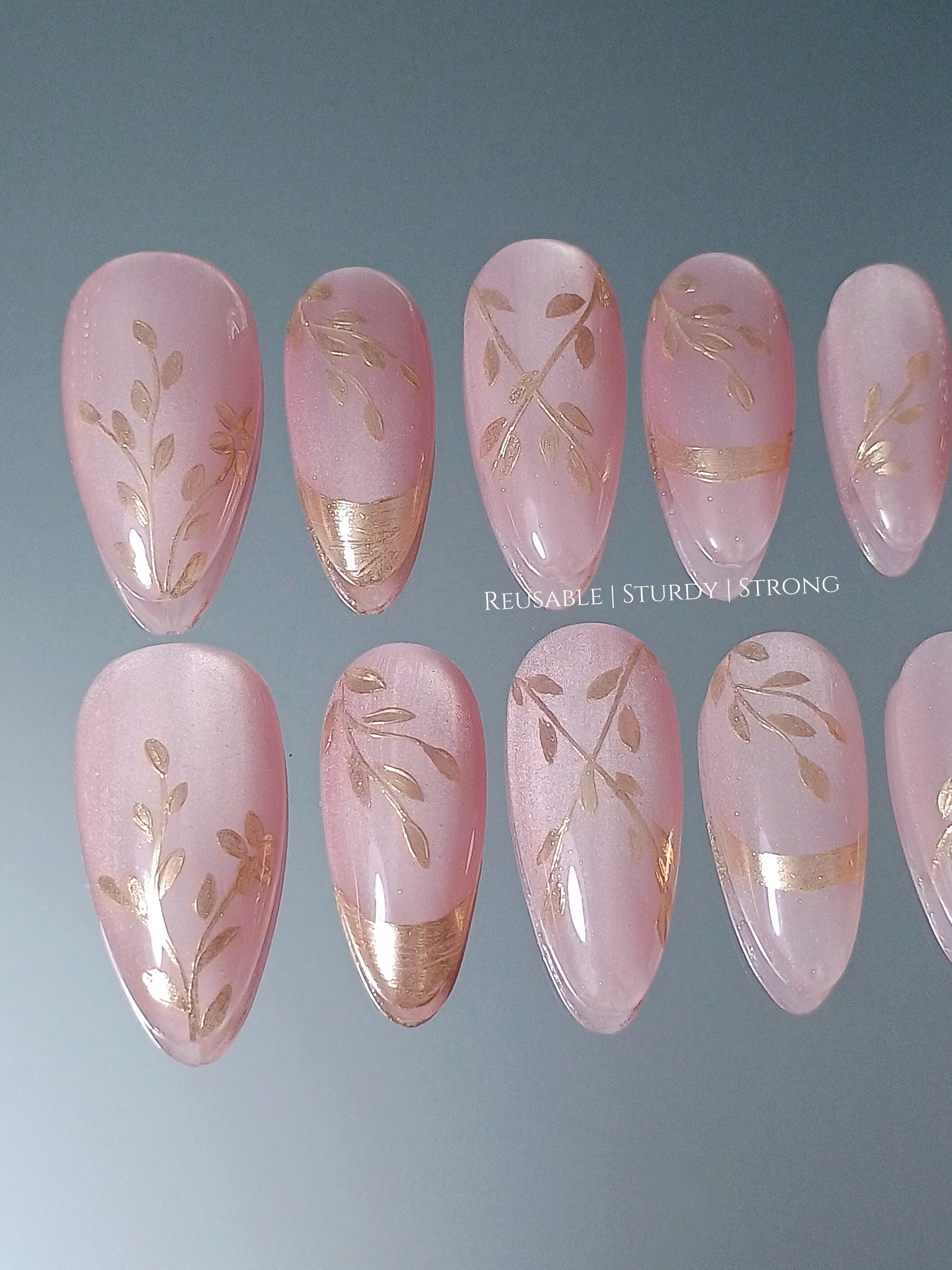 Pink Cat Eye Autumn Elegance