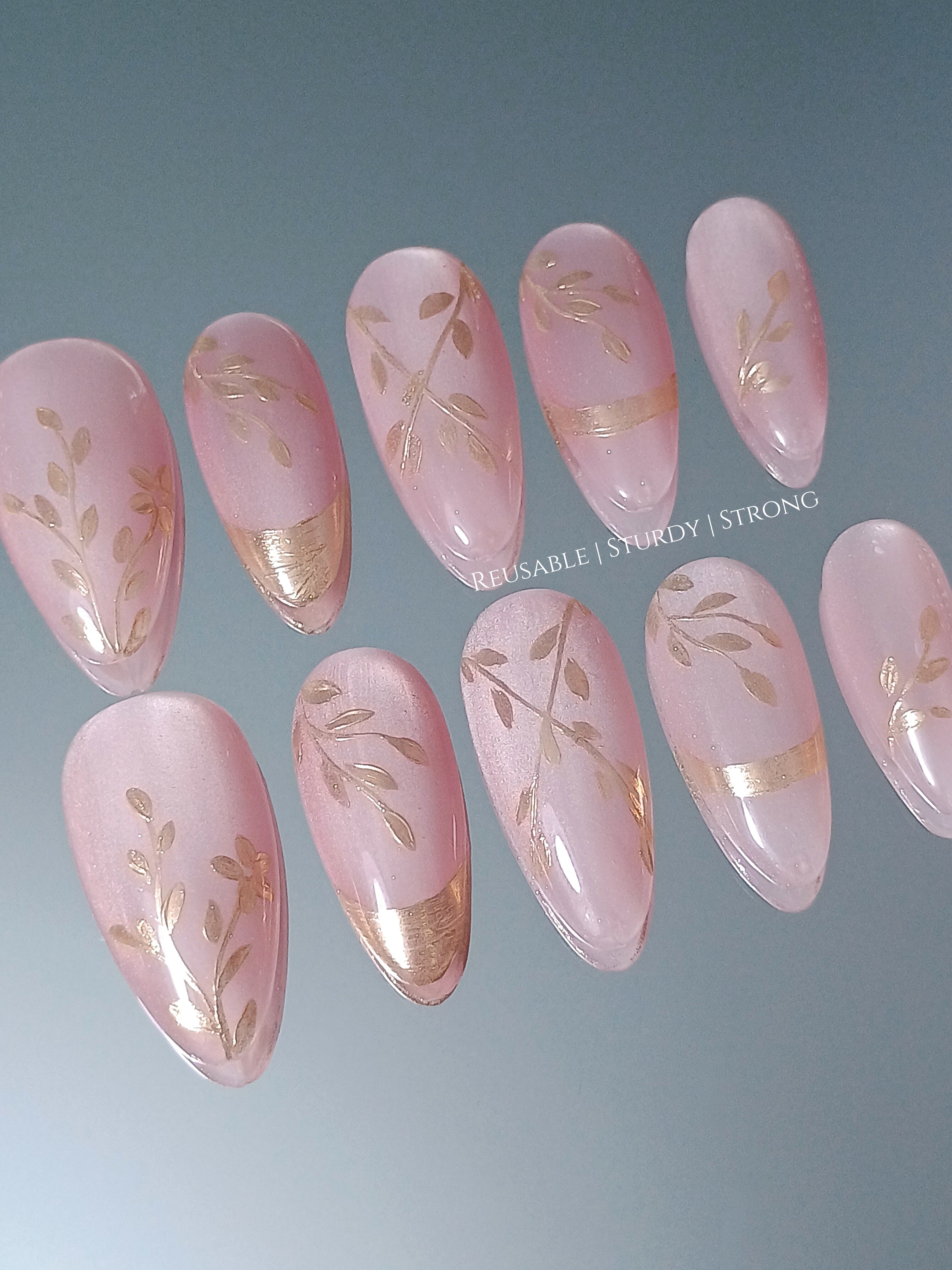 Pink Cat Eye Autumn Elegance