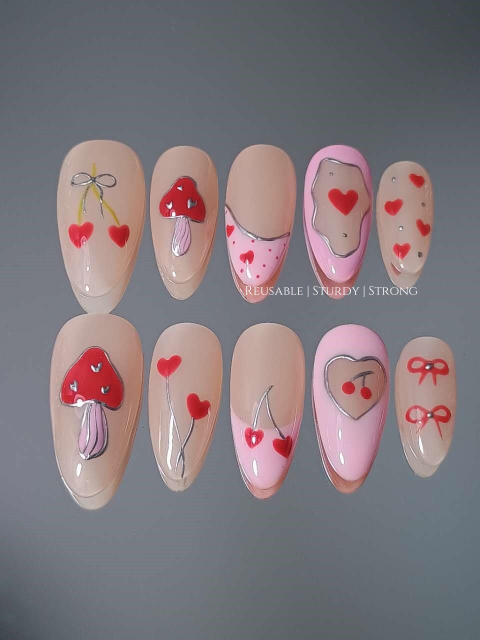 Cute Mushroom Cupcake | Custom Handmade