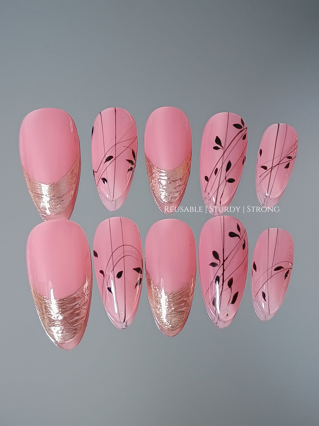 Elegant French Tips, Summer Style