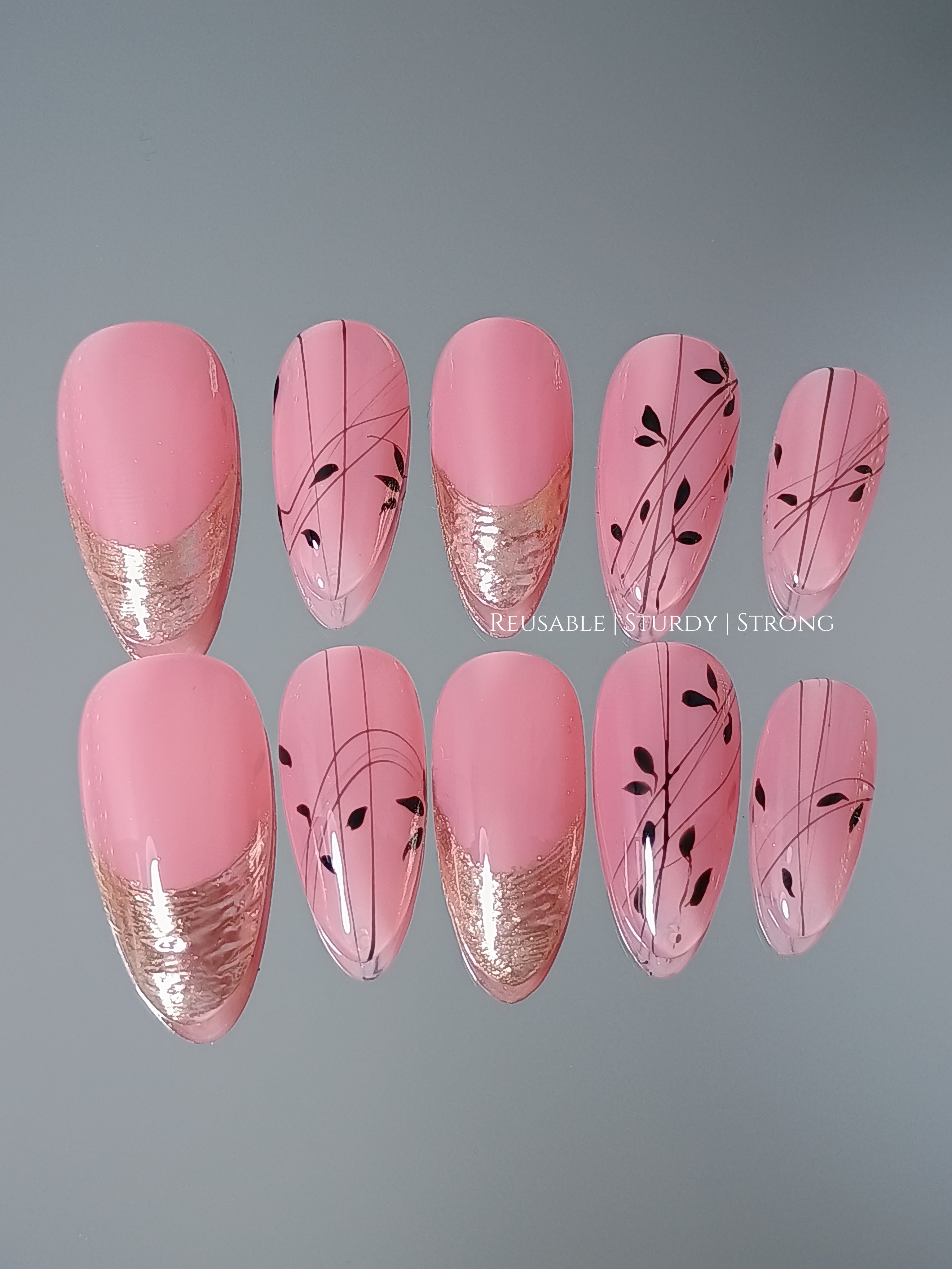 Elegant French Tips, Summer Style