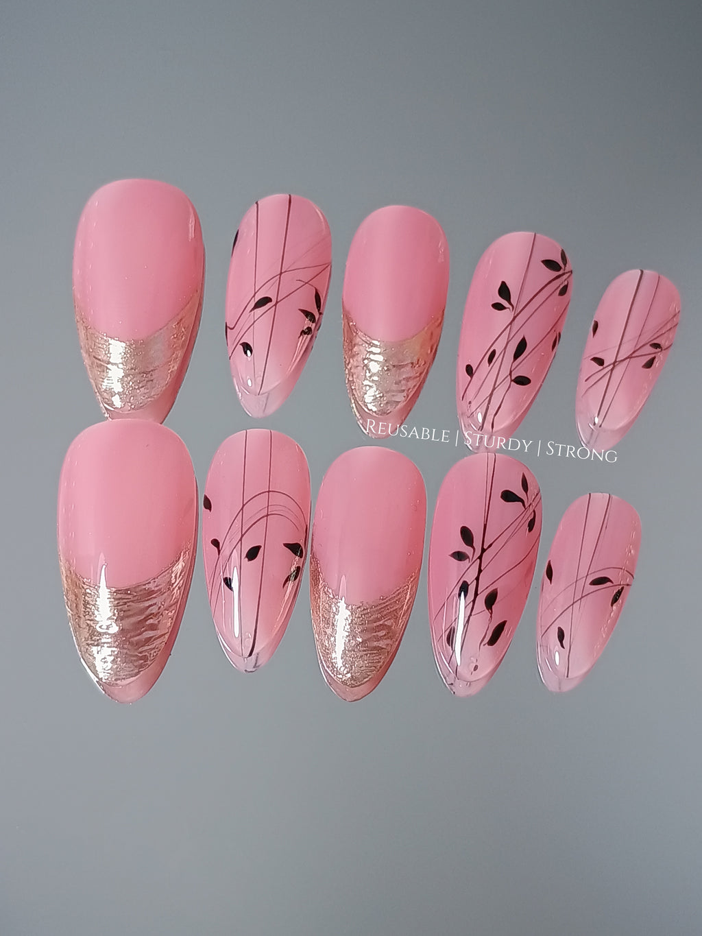 Elegant French Tips, Summer Style