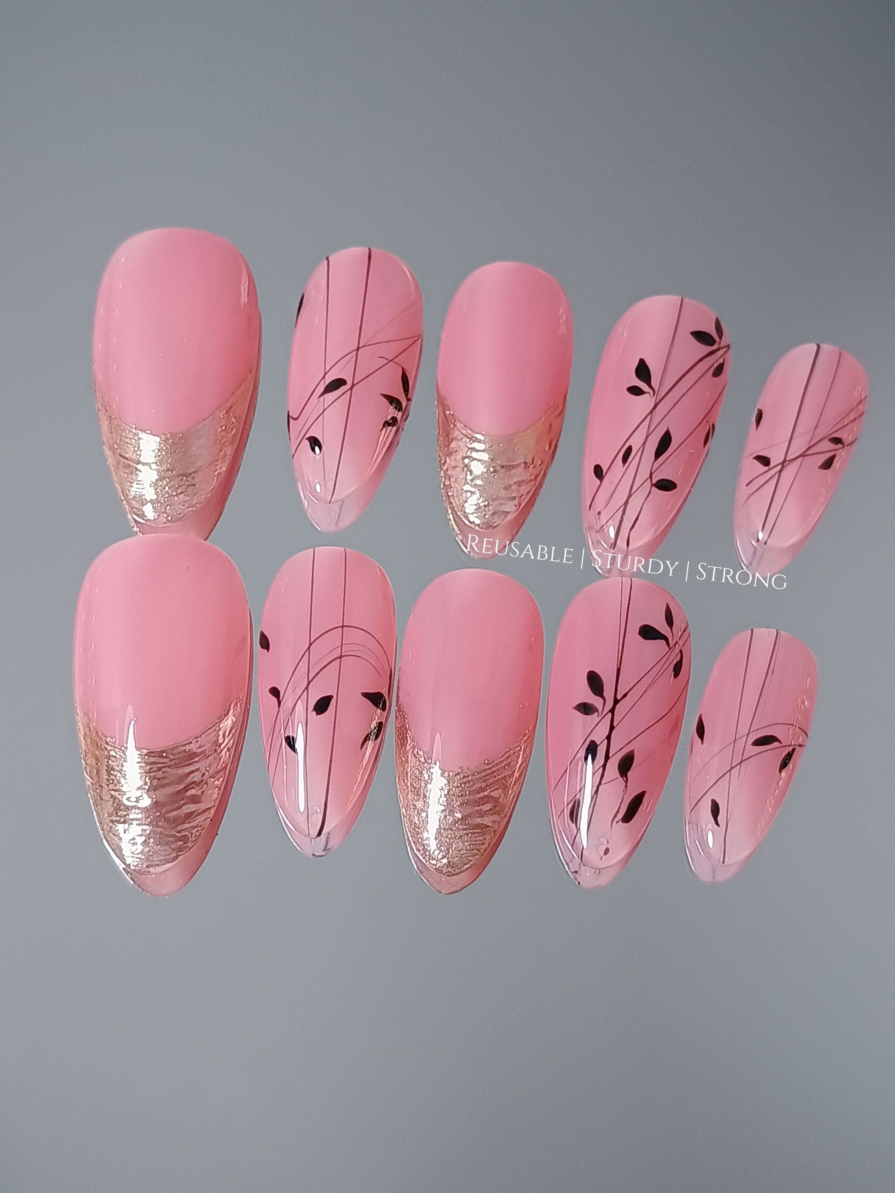Elegant French Tips, Summer Style