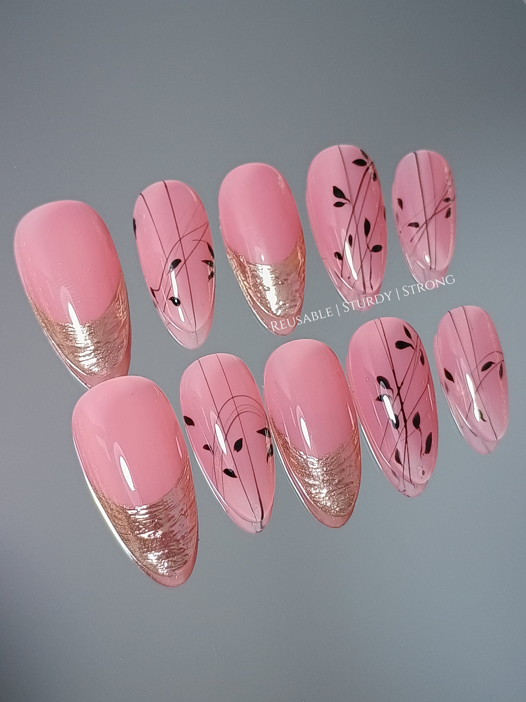 Elegant French Tips, Summer Style