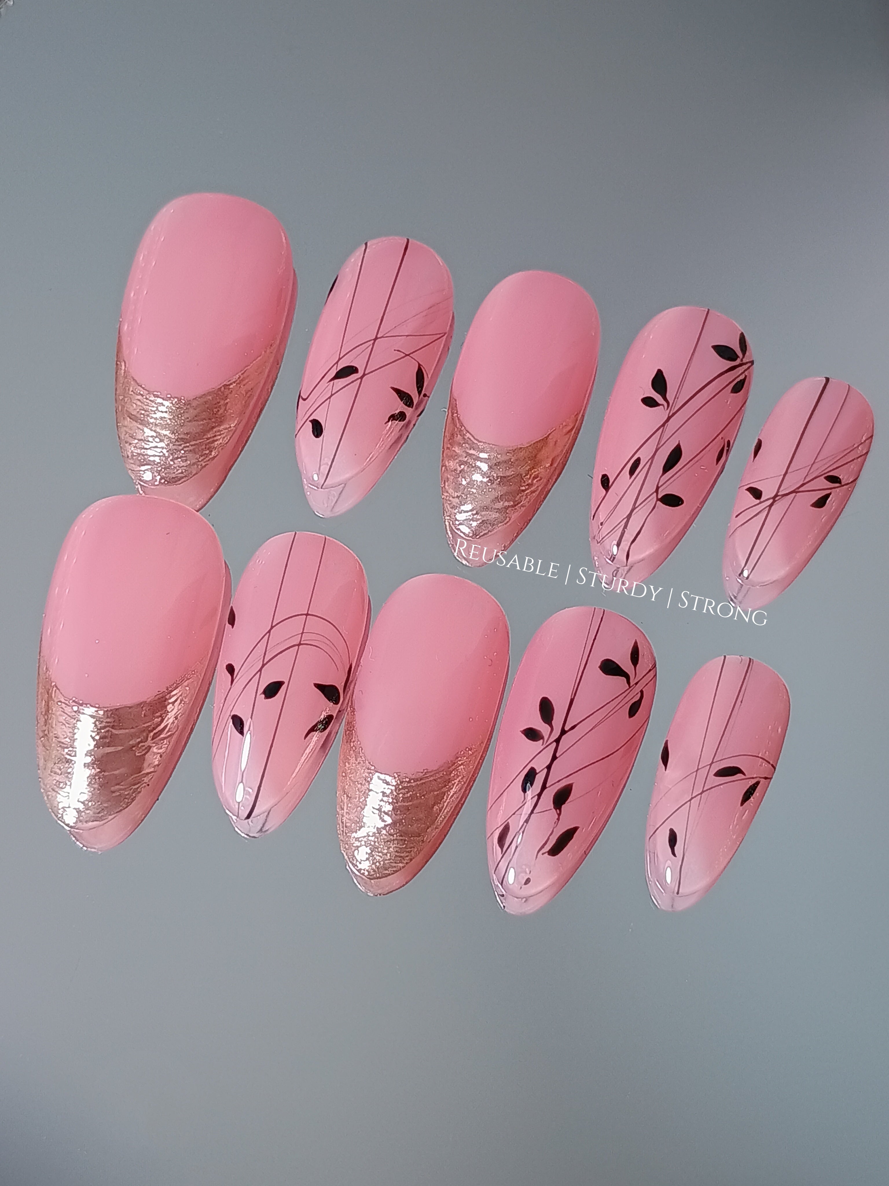 Elegant French Tips, Summer Style