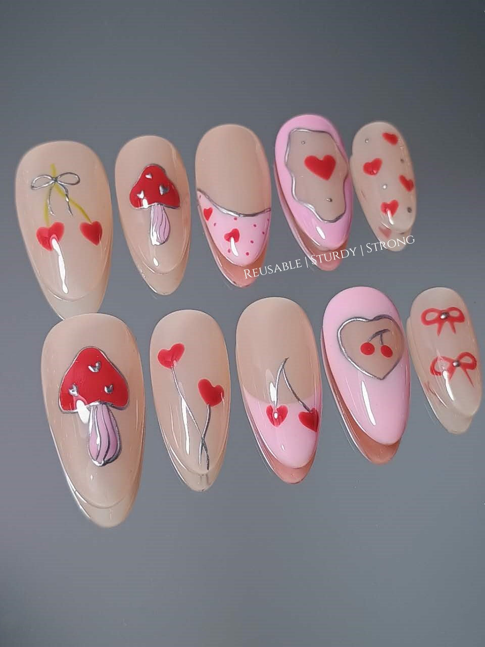 Cute Mushroom Cupcake | Custom Handmade