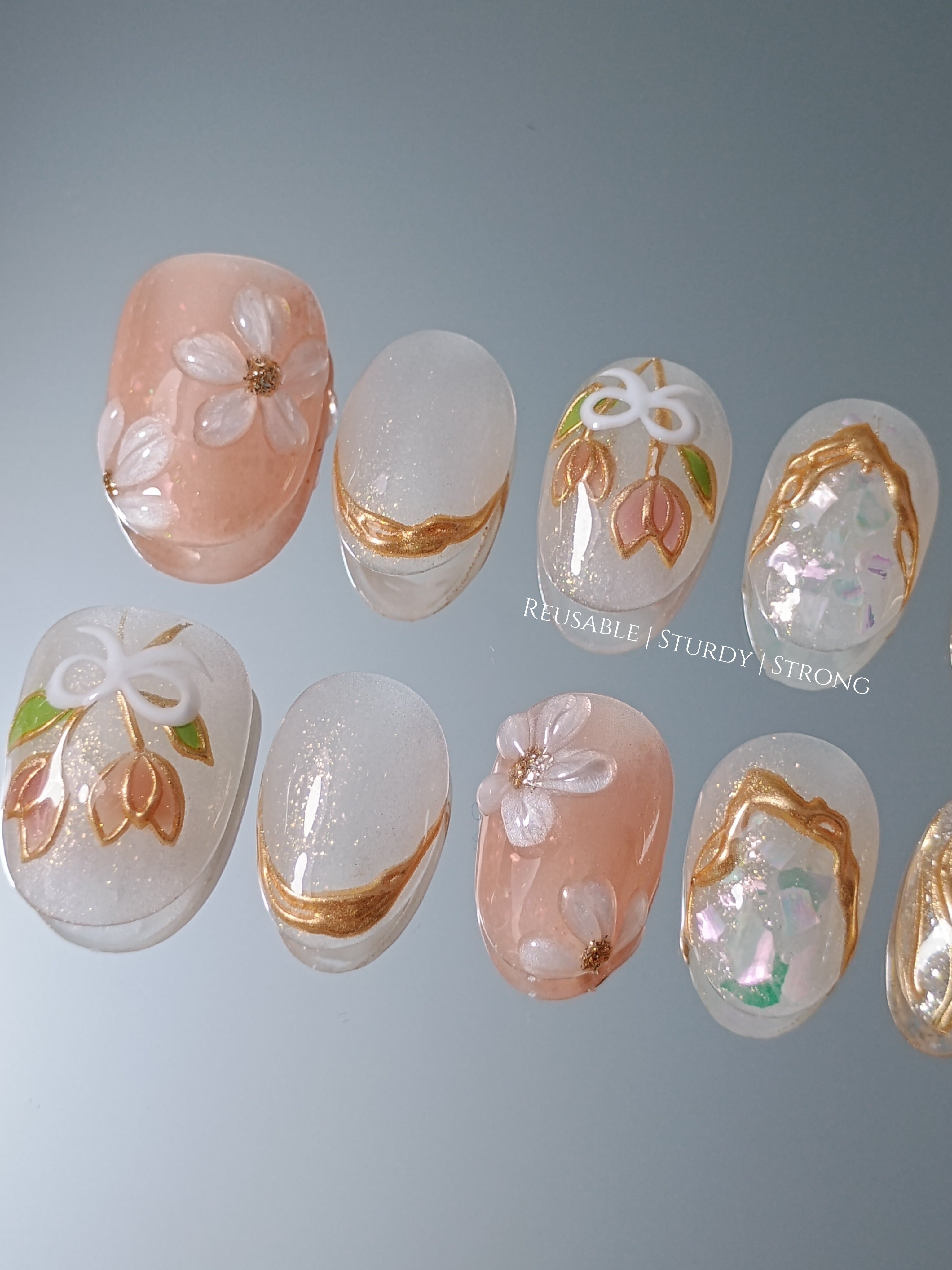 Minimal Opulent Gold Chrome Tulips