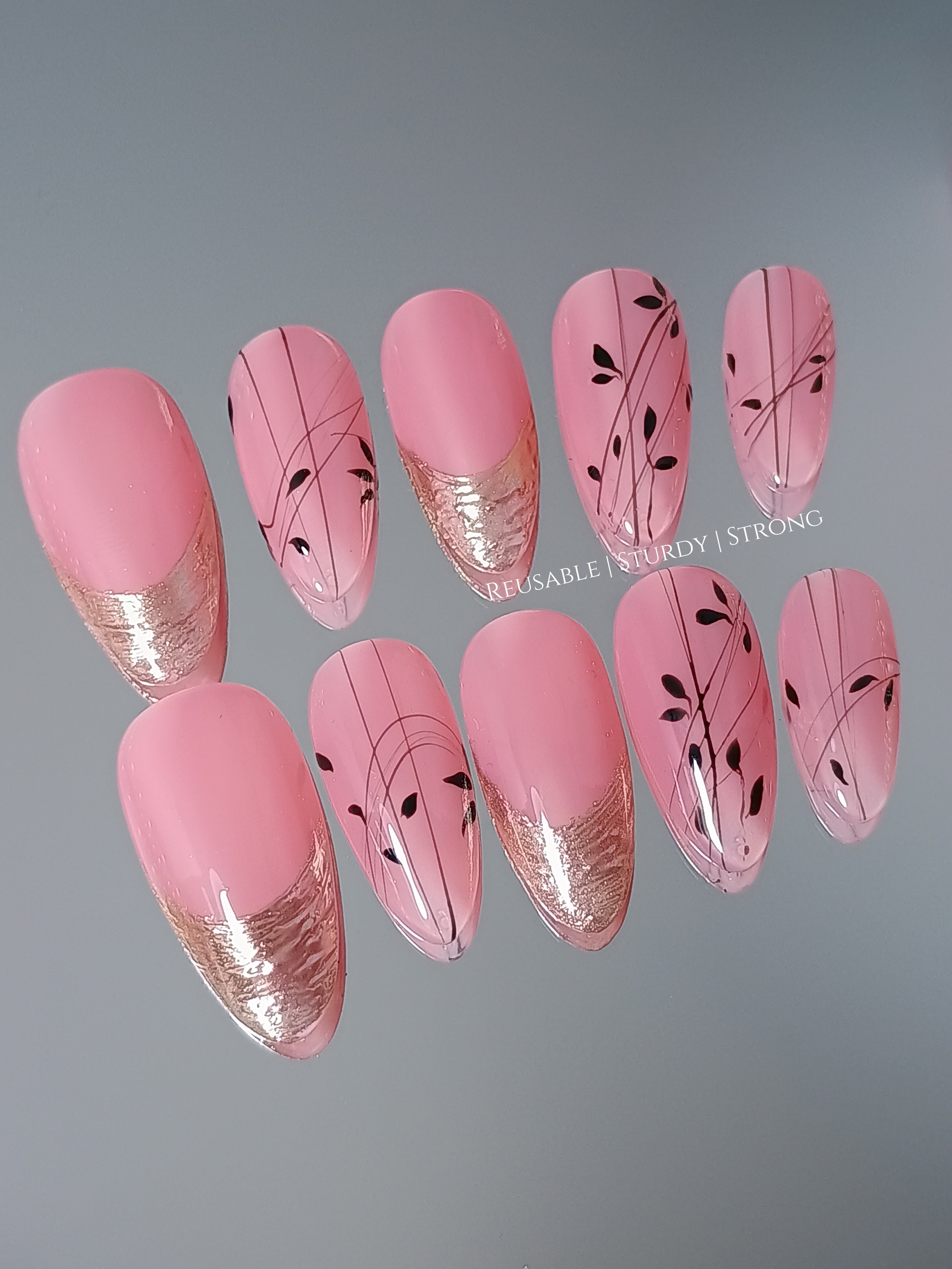 Elegant French Tips, Summer Style