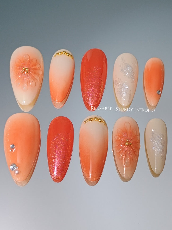 Green Jade Golden Butterfly