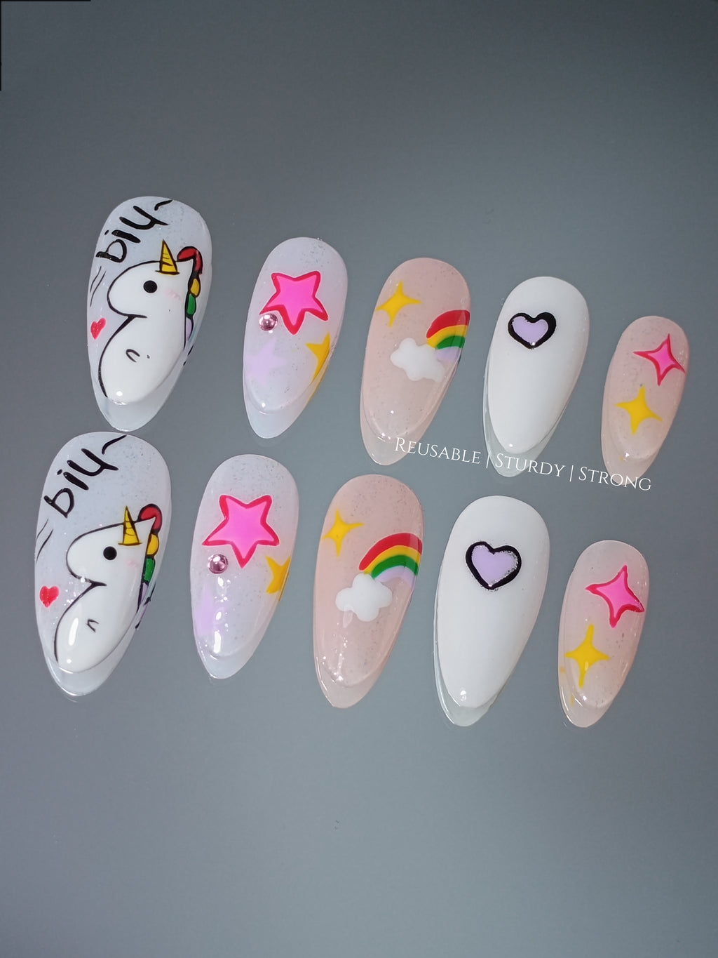 Magical Unicorn Rainbow Star