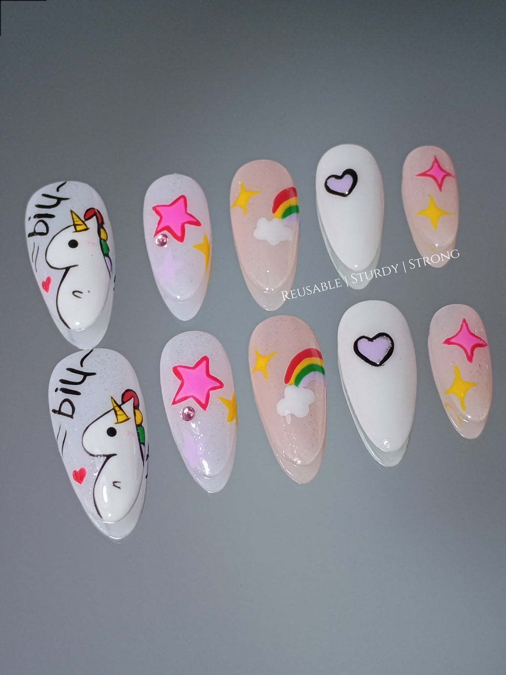 Magical Unicorn Rainbow Star