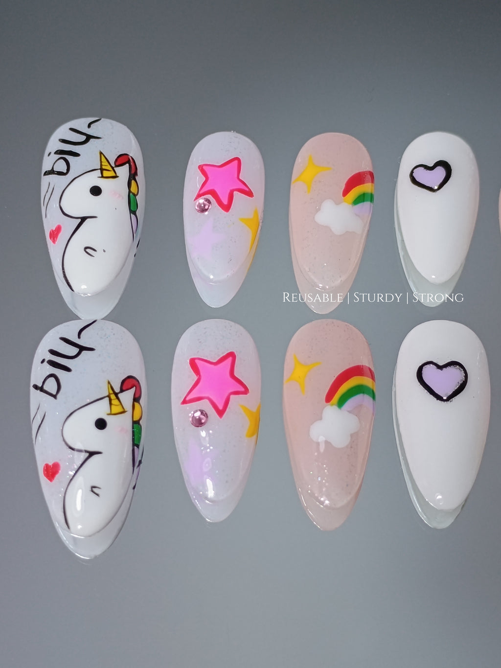 Magical Unicorn Rainbow Star