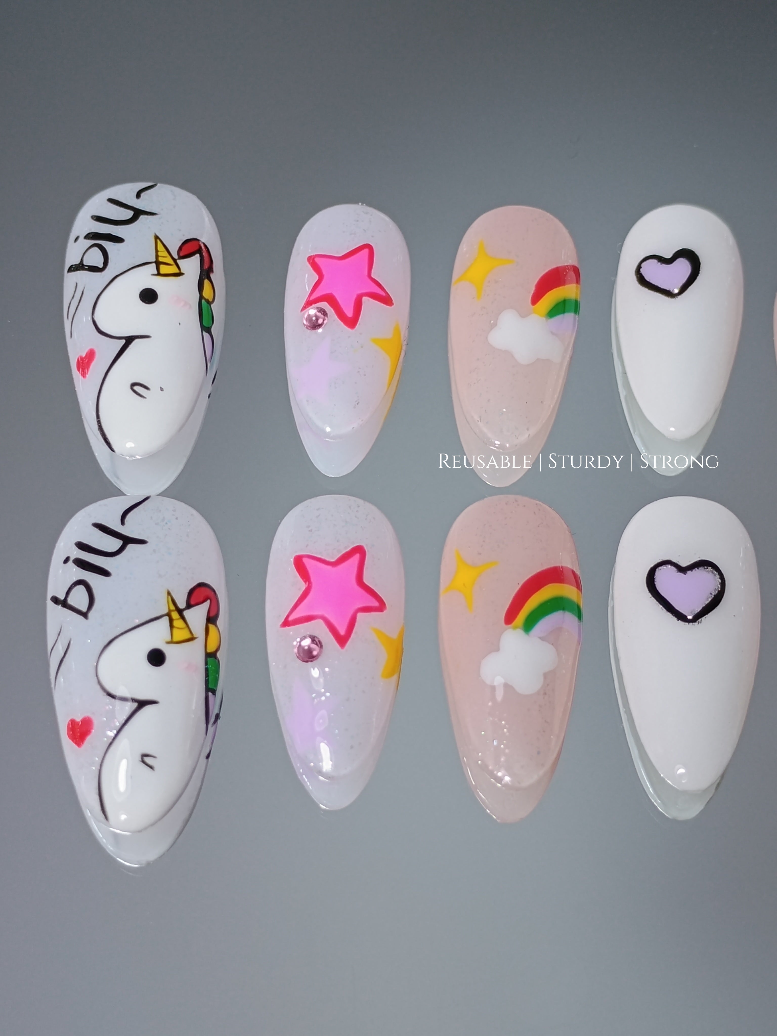 Magical Unicorn Rainbow Star