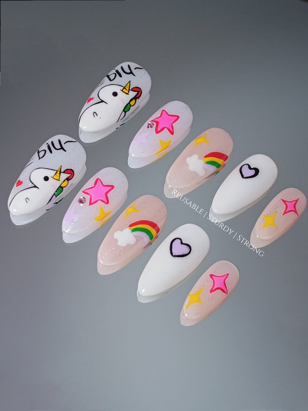 Magical Unicorn Rainbow Star