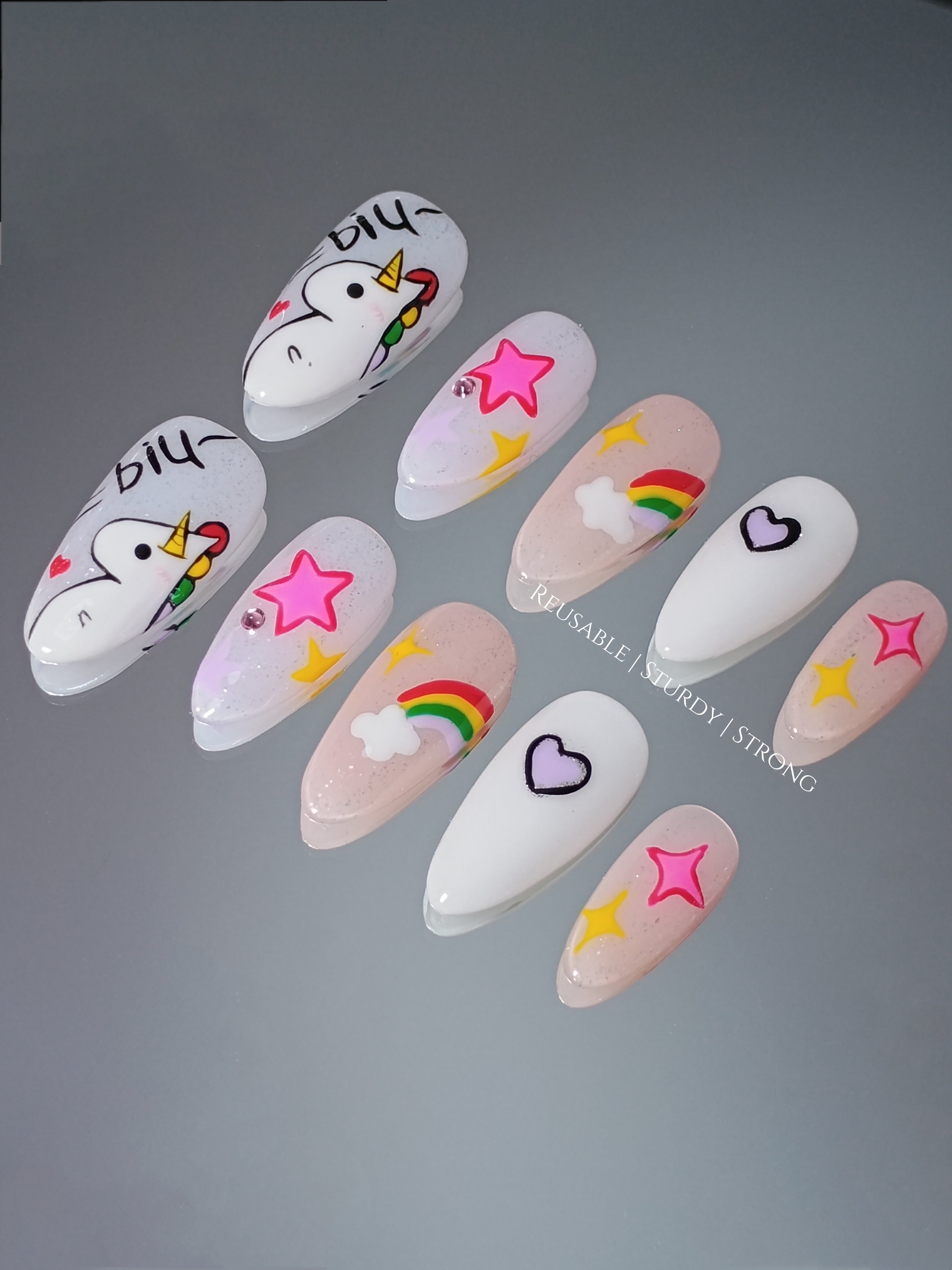 Magical Unicorn Rainbow Star