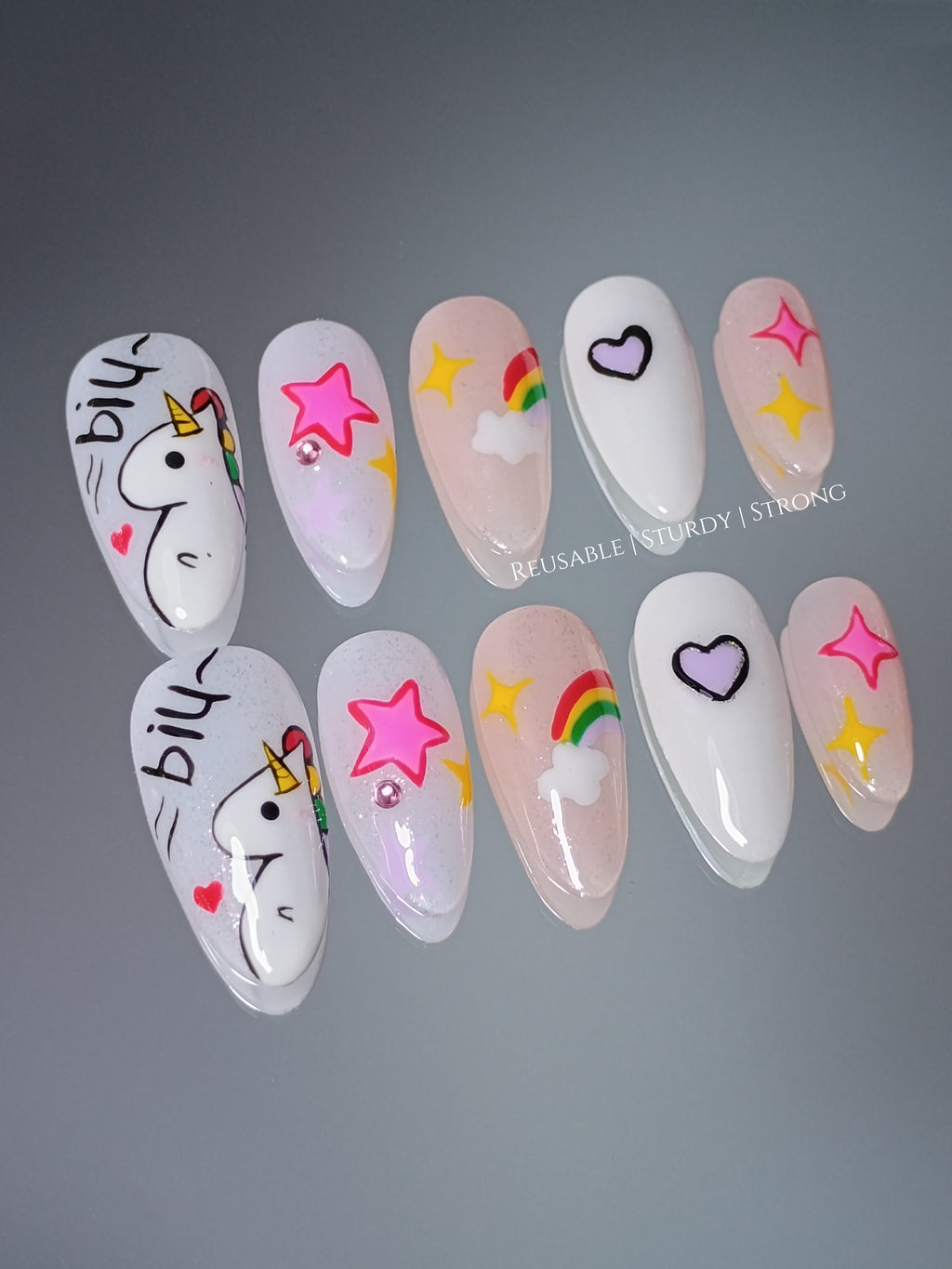 Magical Unicorn Rainbow Star