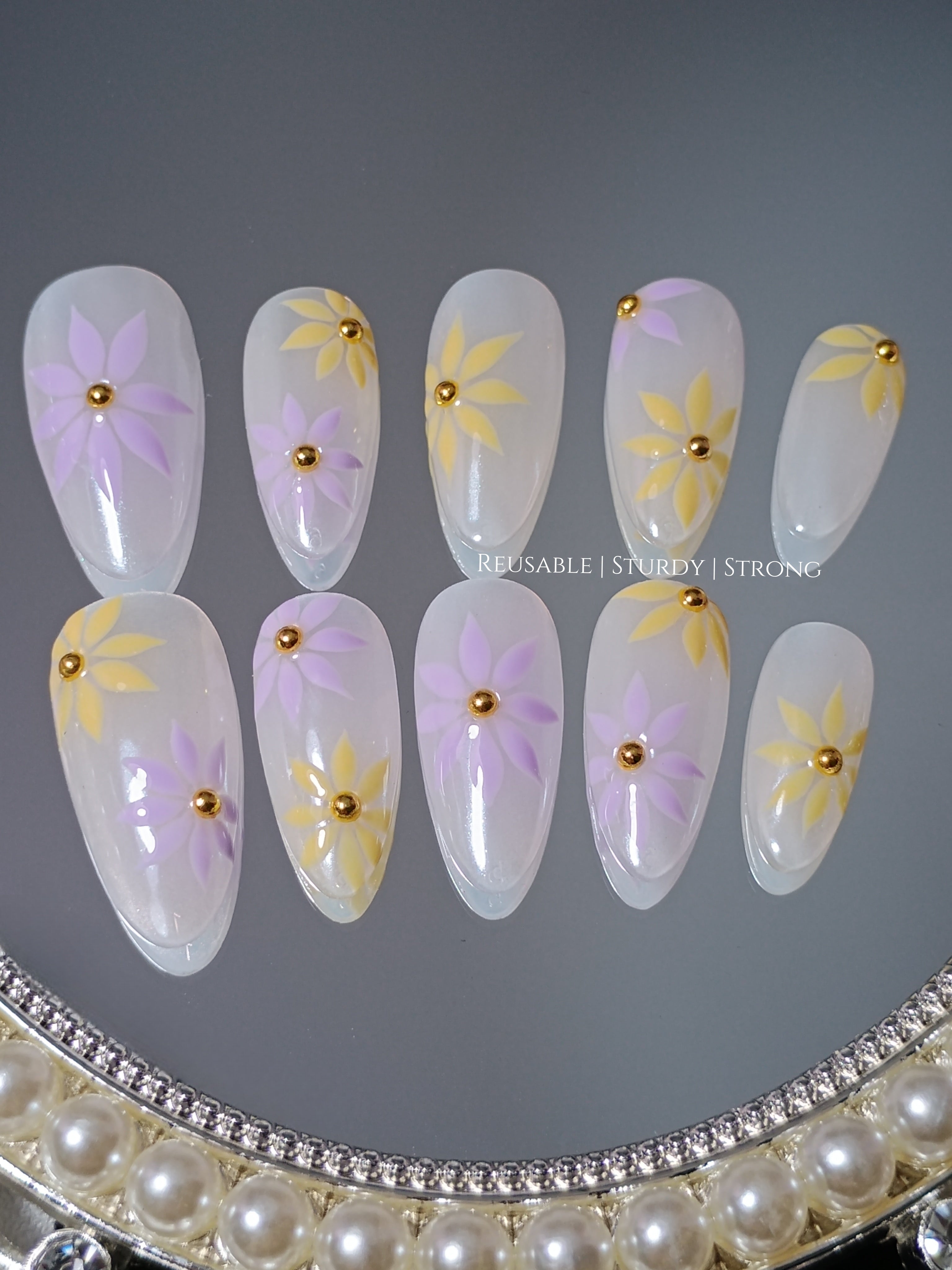 Pastel Whispering Daisy Meadow