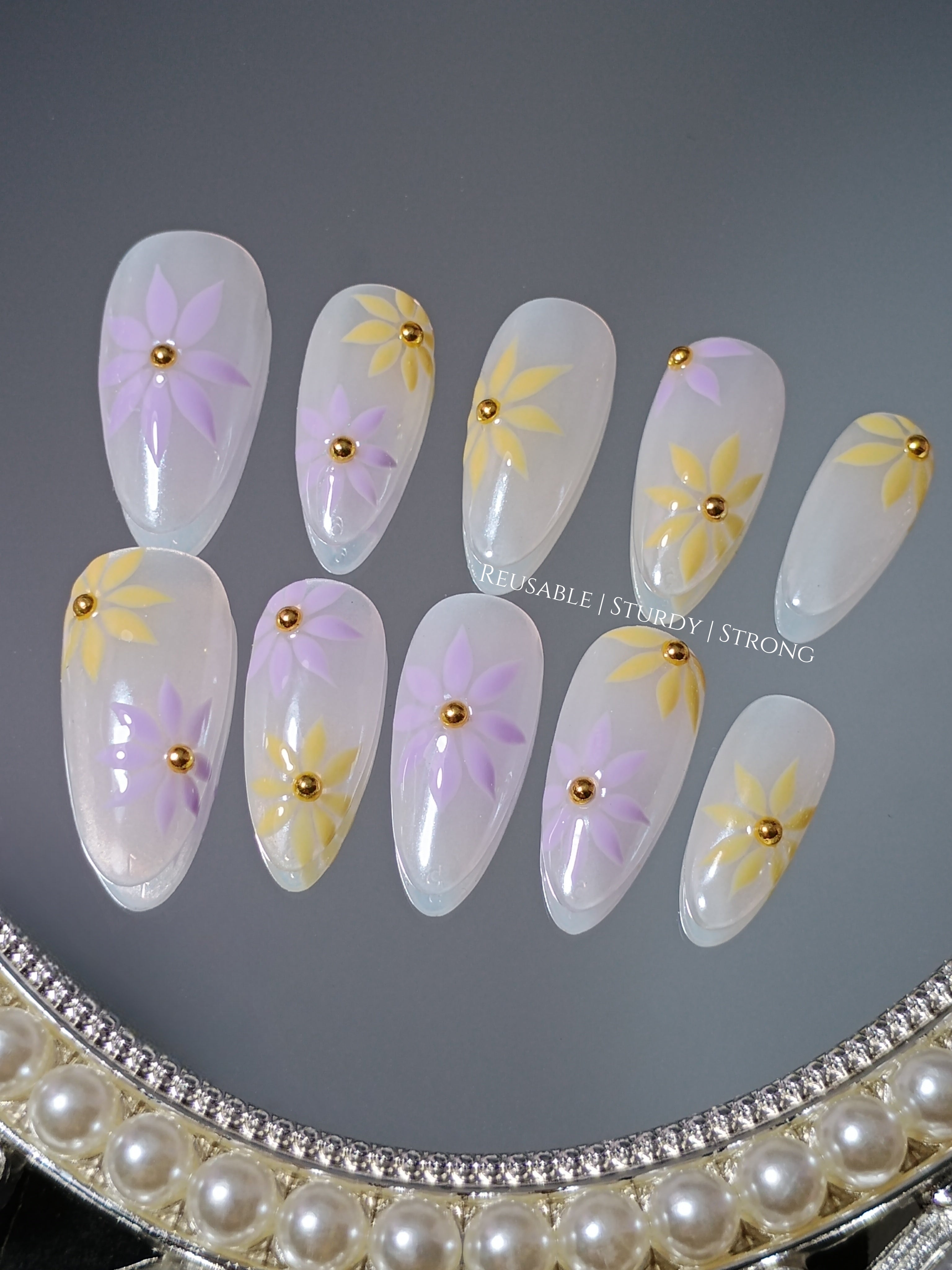 Pastel Whispering Daisy Meadow