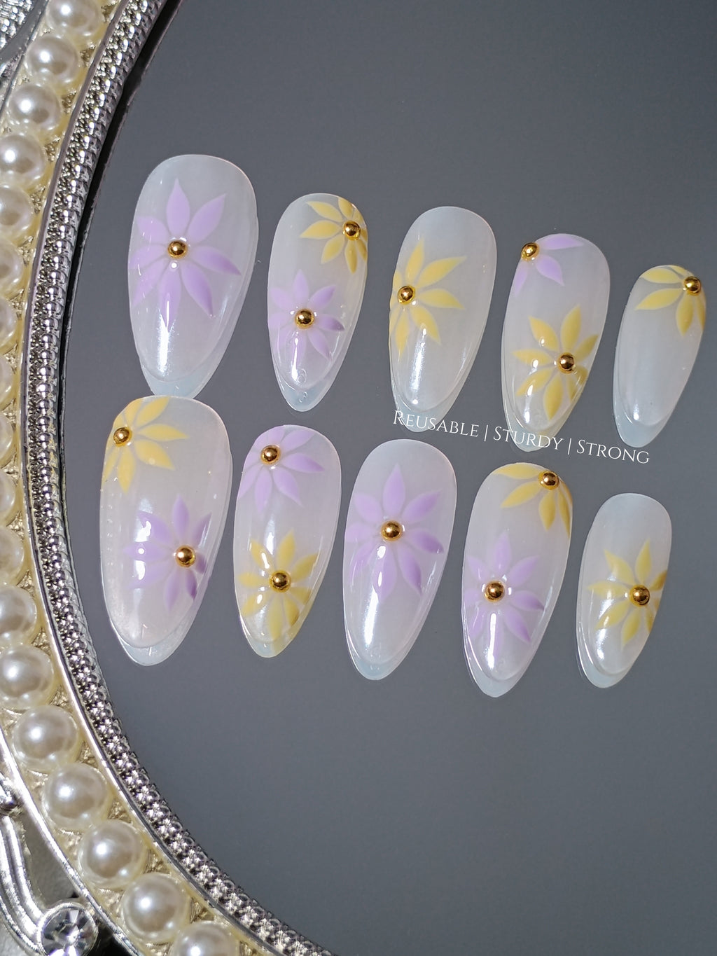 Pastel Whispering Daisy Meadow