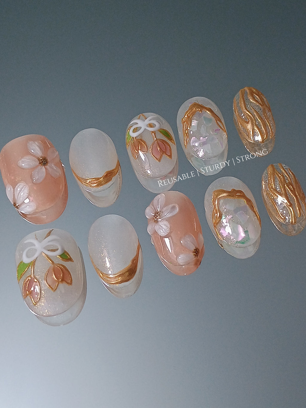 Minimal Opulent Gold Chrome Tulips