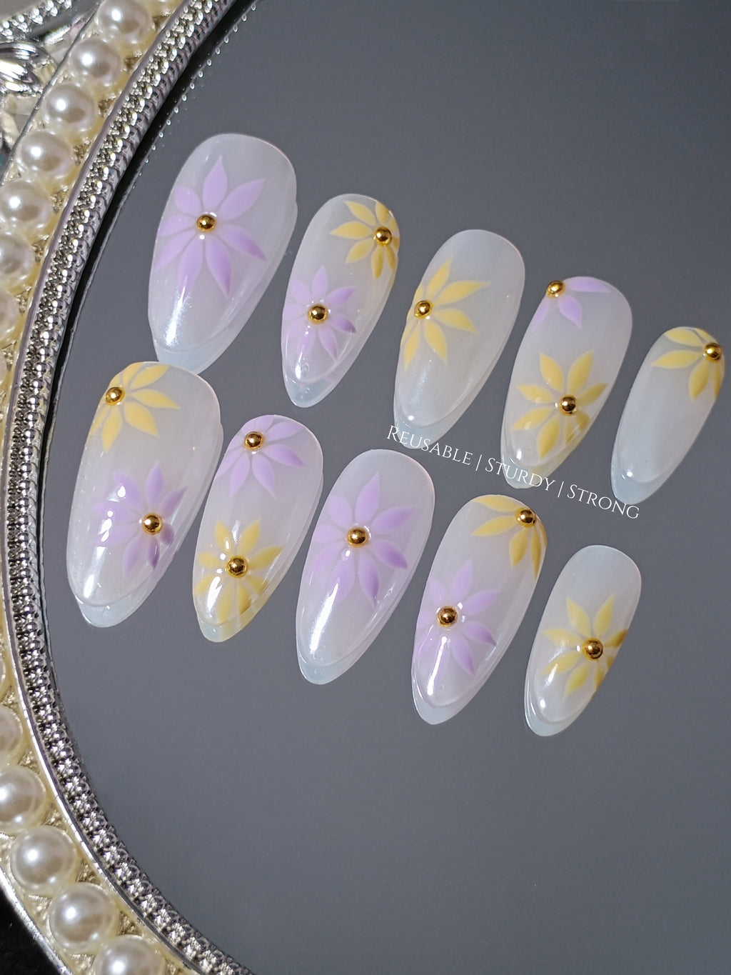 Pastel Whispering Daisy Meadow