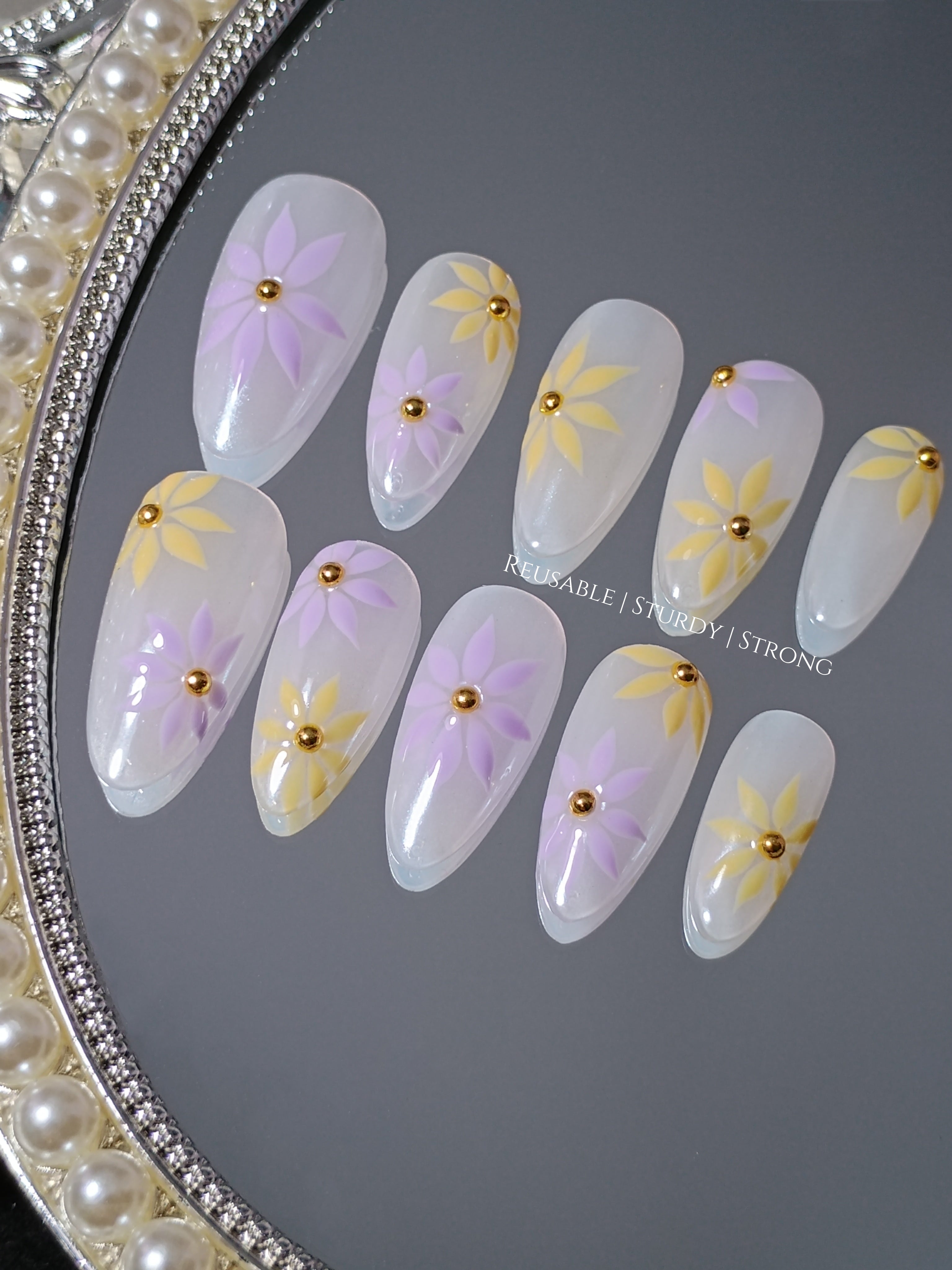 Pastel Whispering Daisy Meadow