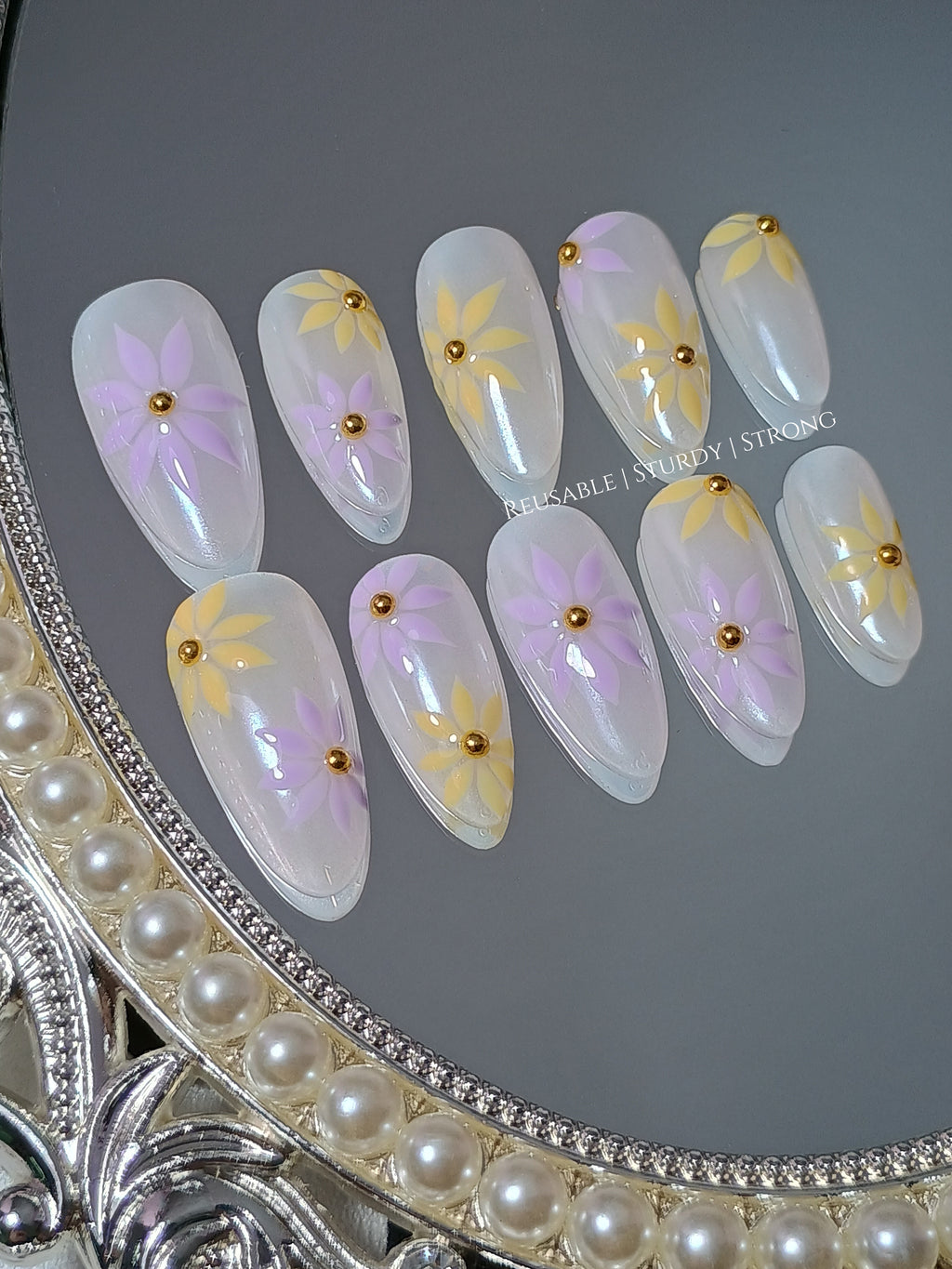 Pastel Whispering Daisy Meadow