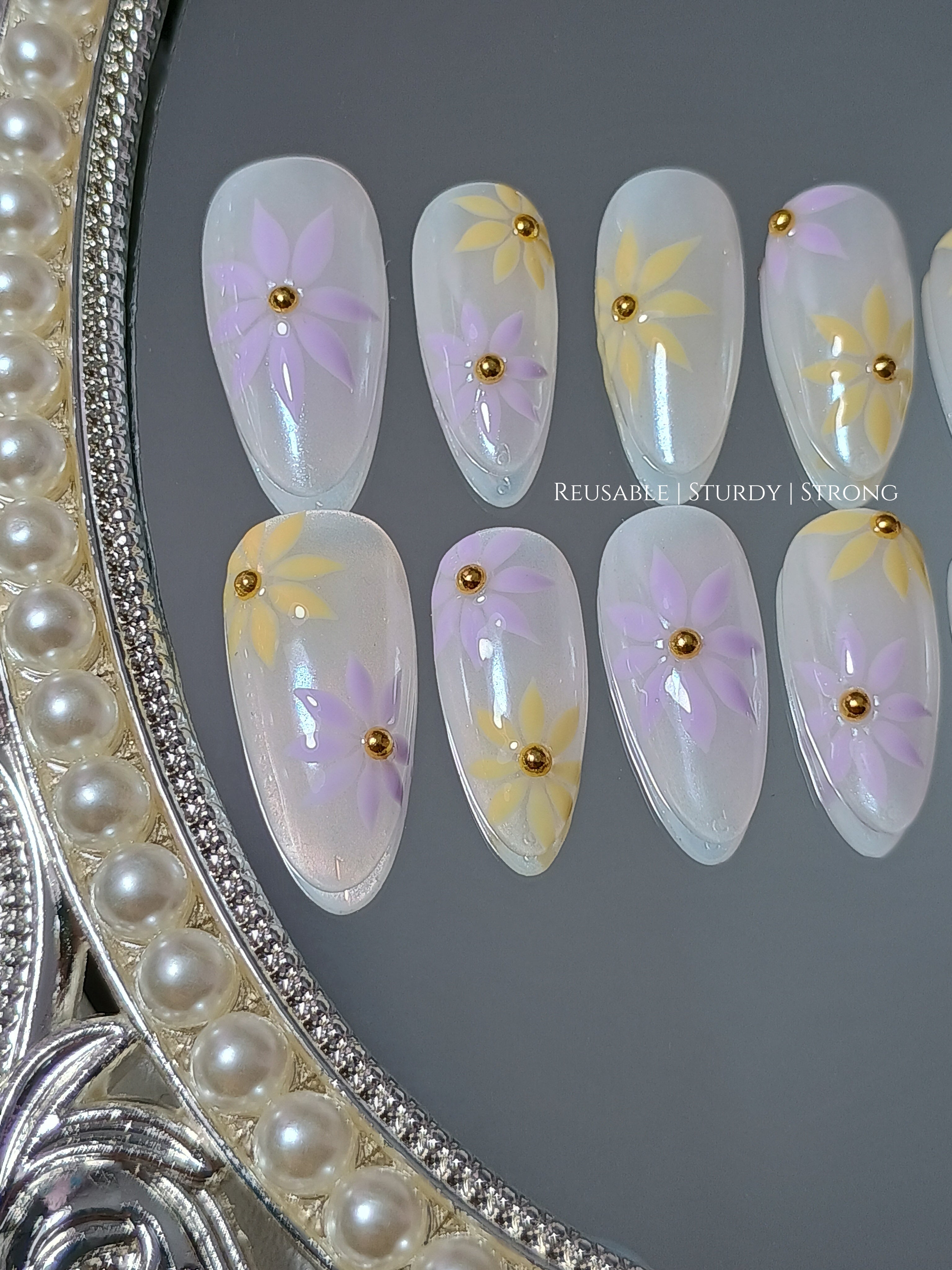 Pastel Whispering Daisy Meadow