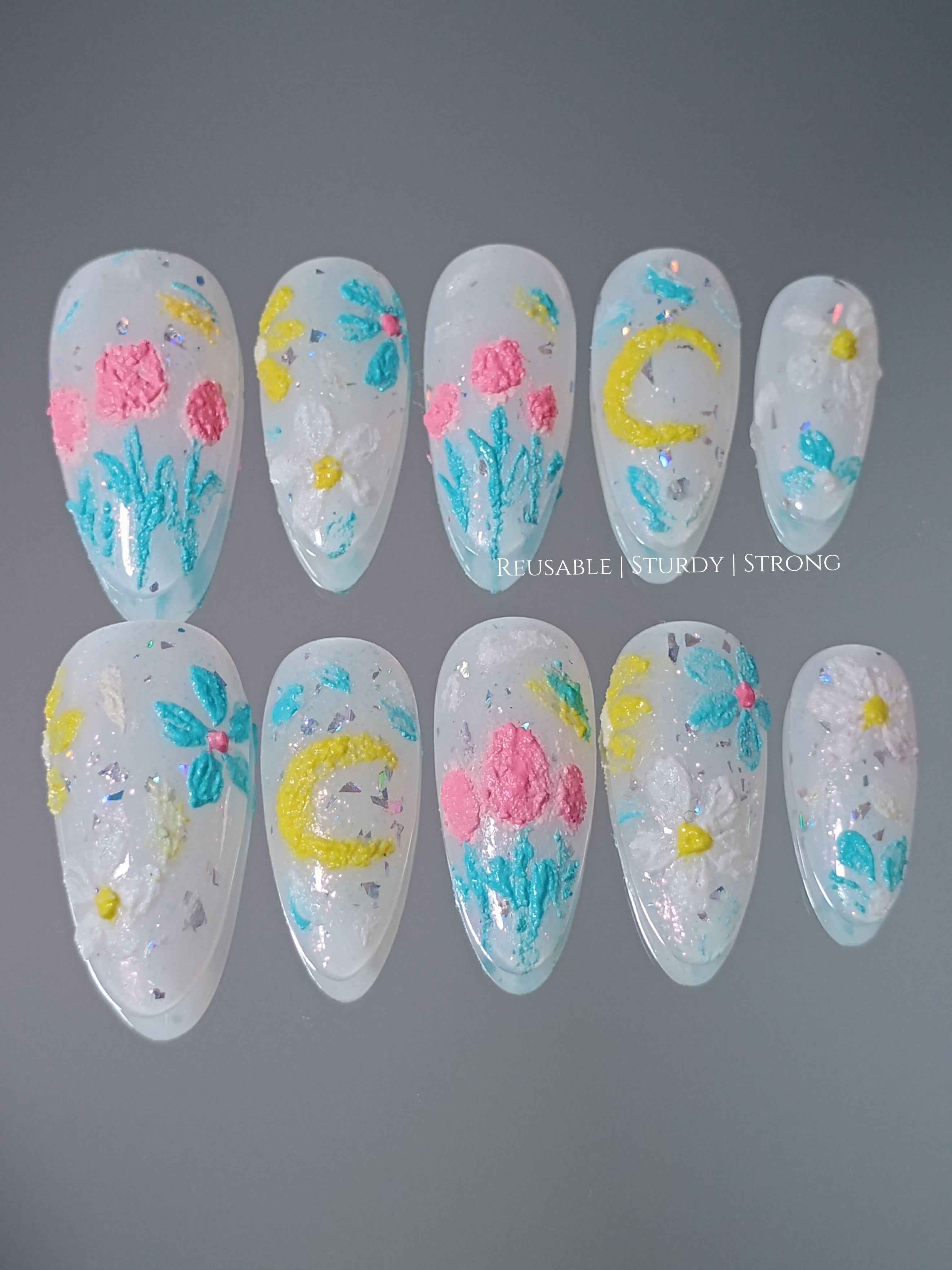 Colourful Textured Tulip