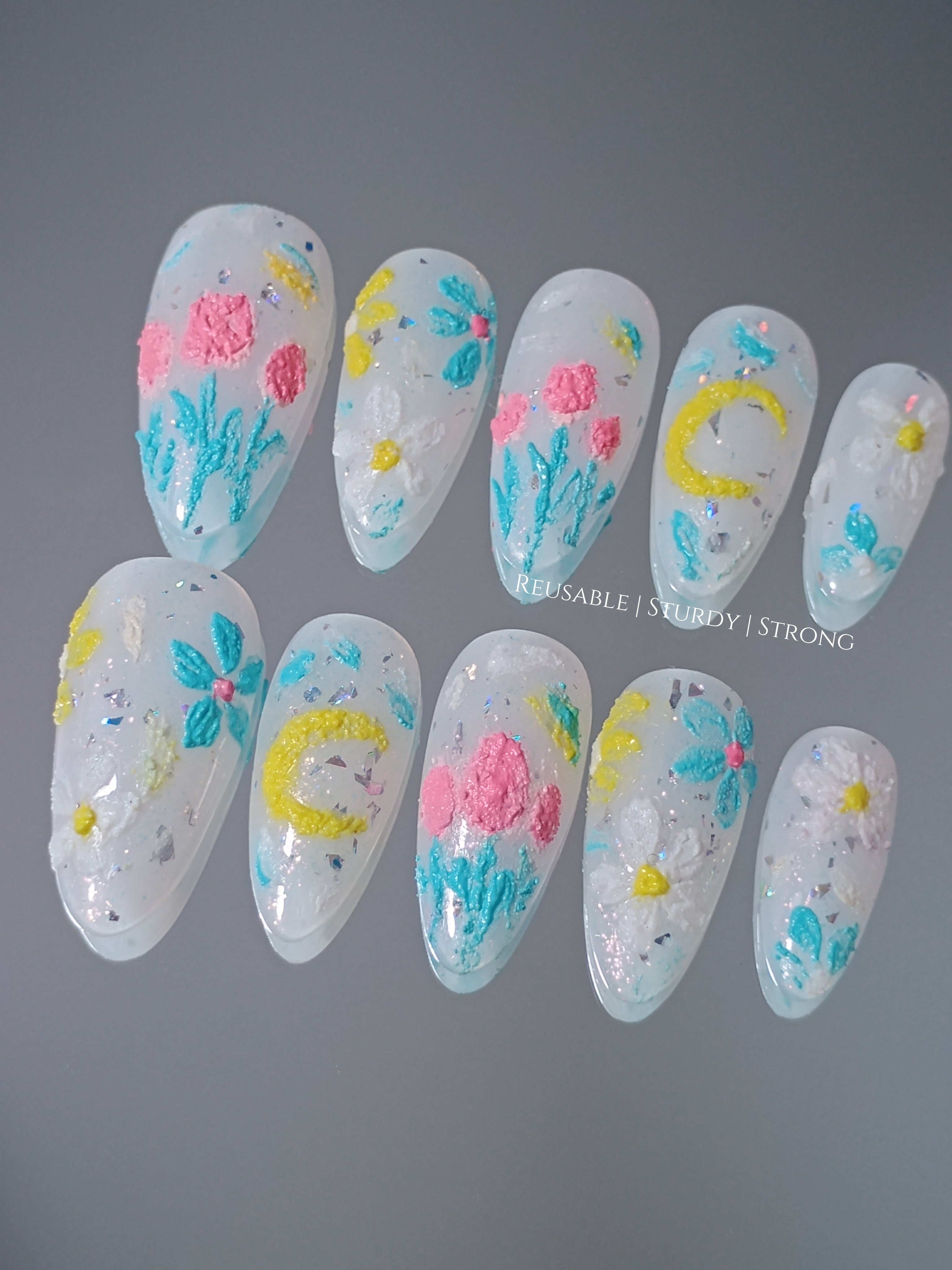 Colourful Textured Tulip