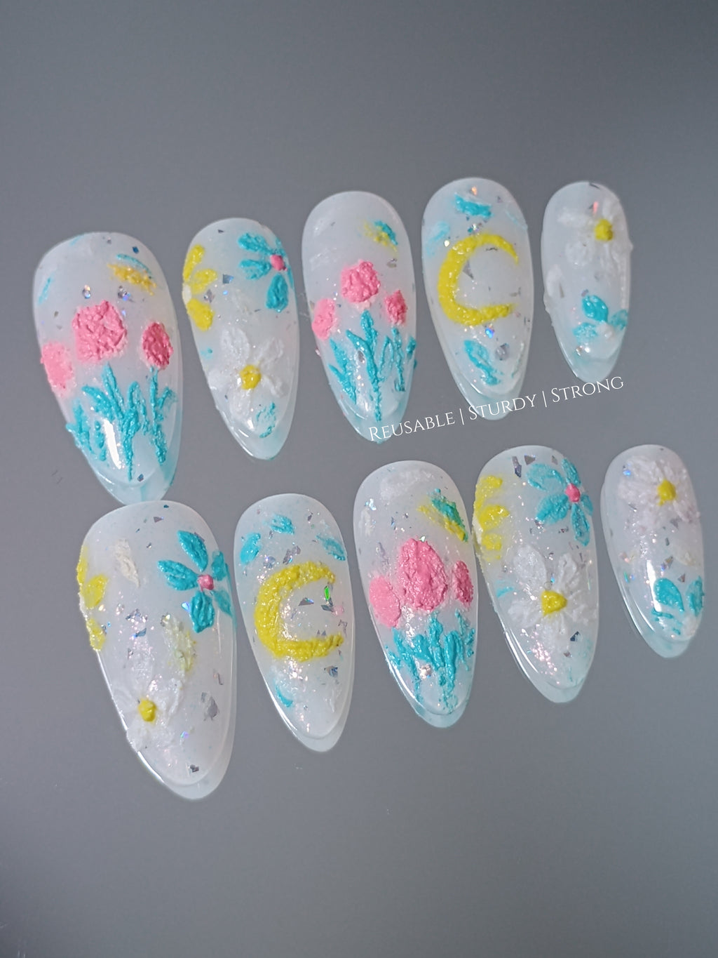 Colourful Textured Tulip