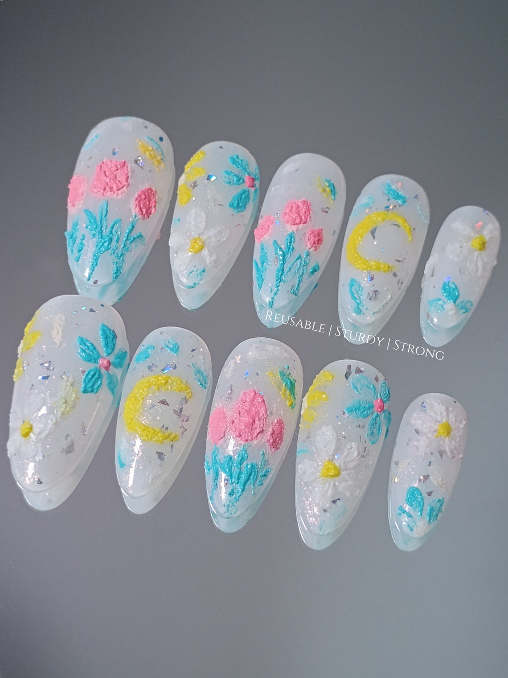 Colourful Textured Tulip