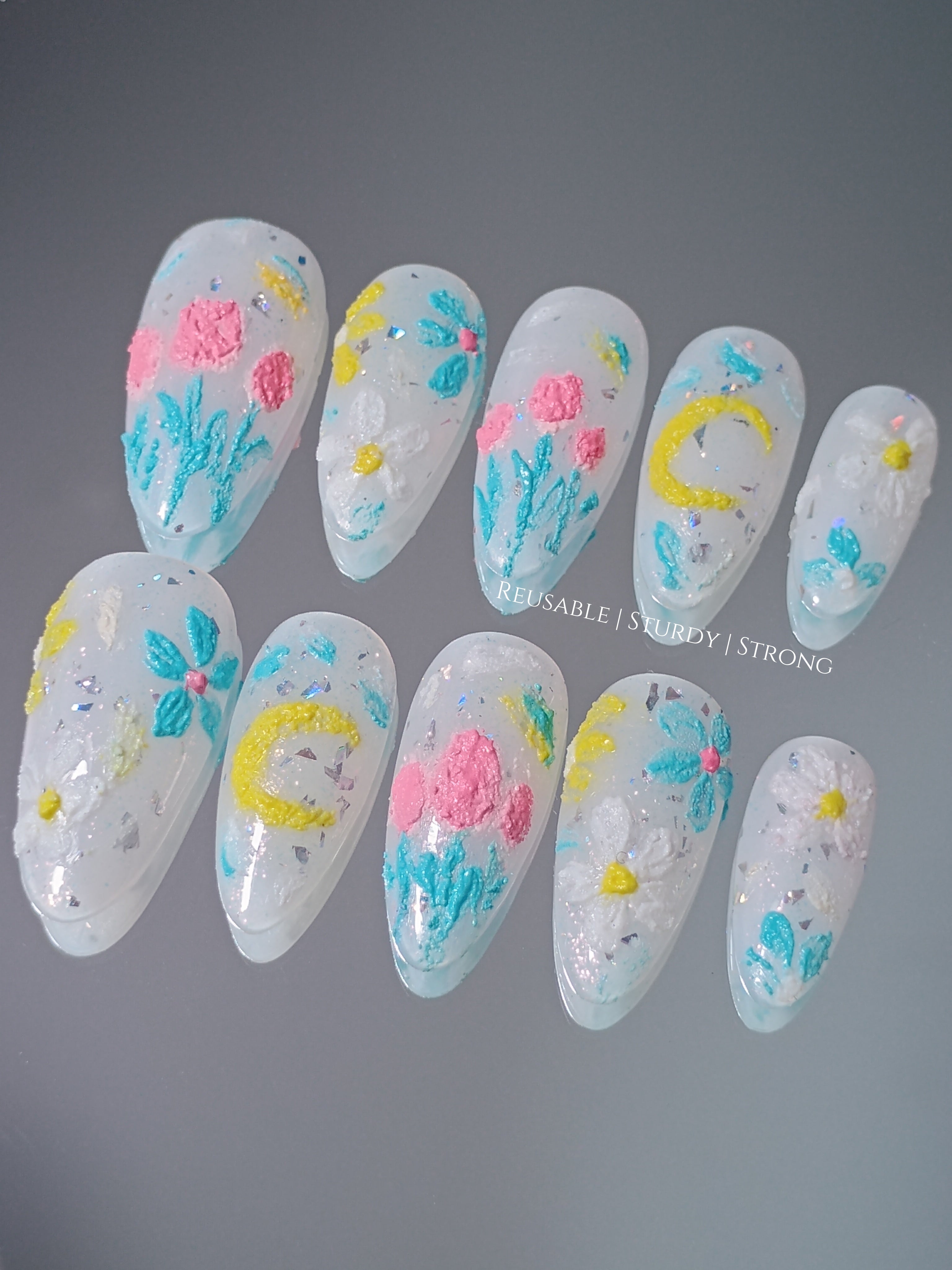 Colourful Textured Tulip