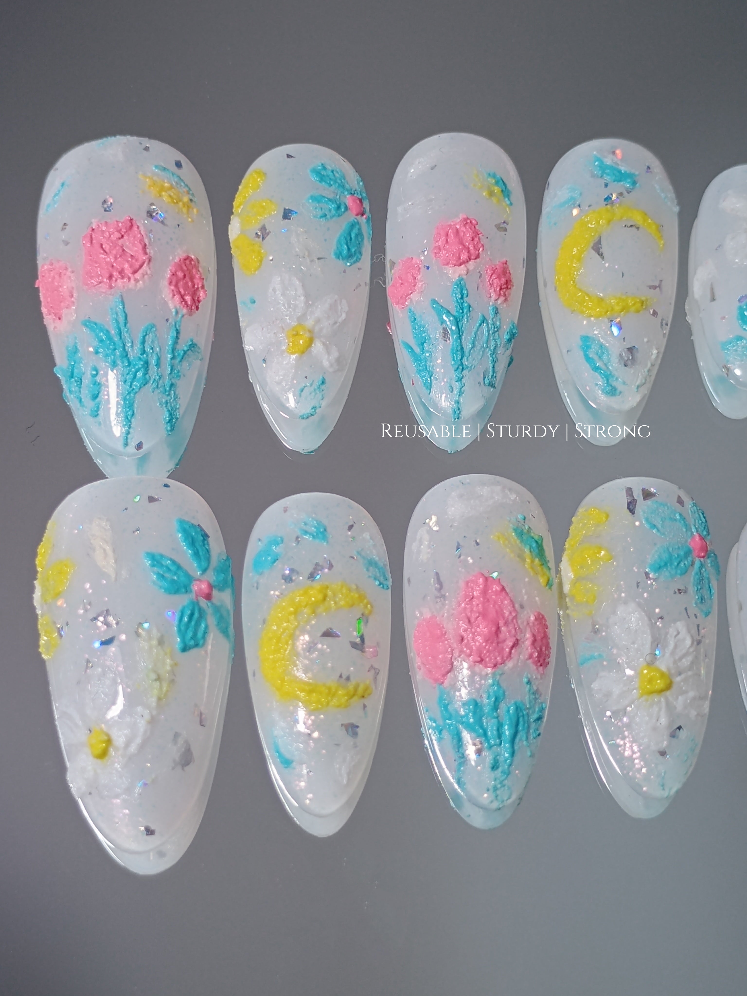 Colourful Textured Tulip