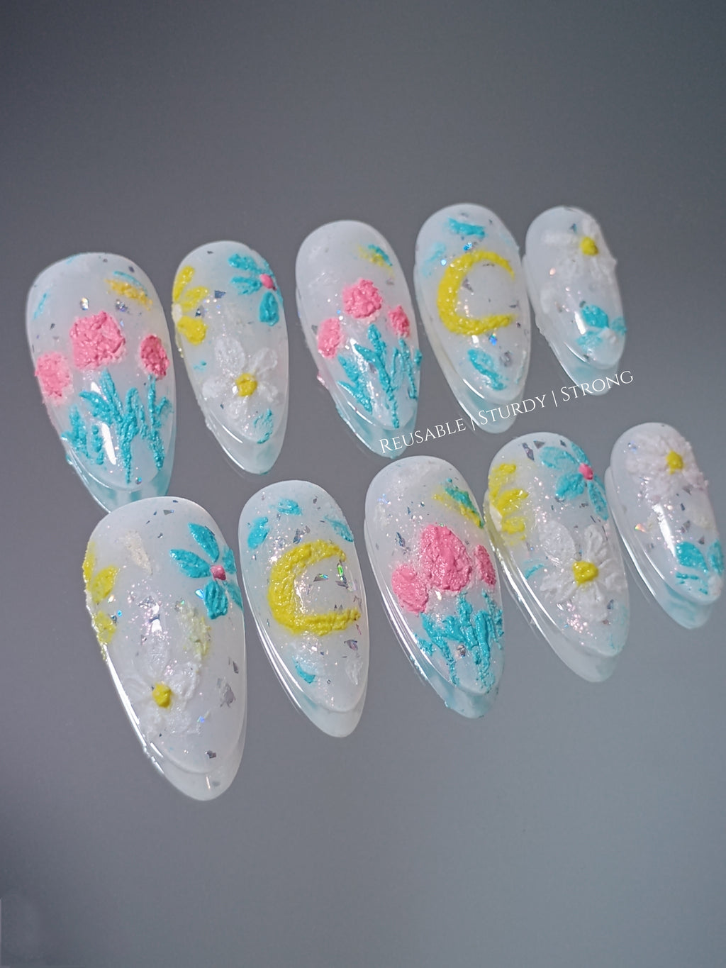 Colourful Textured Tulip