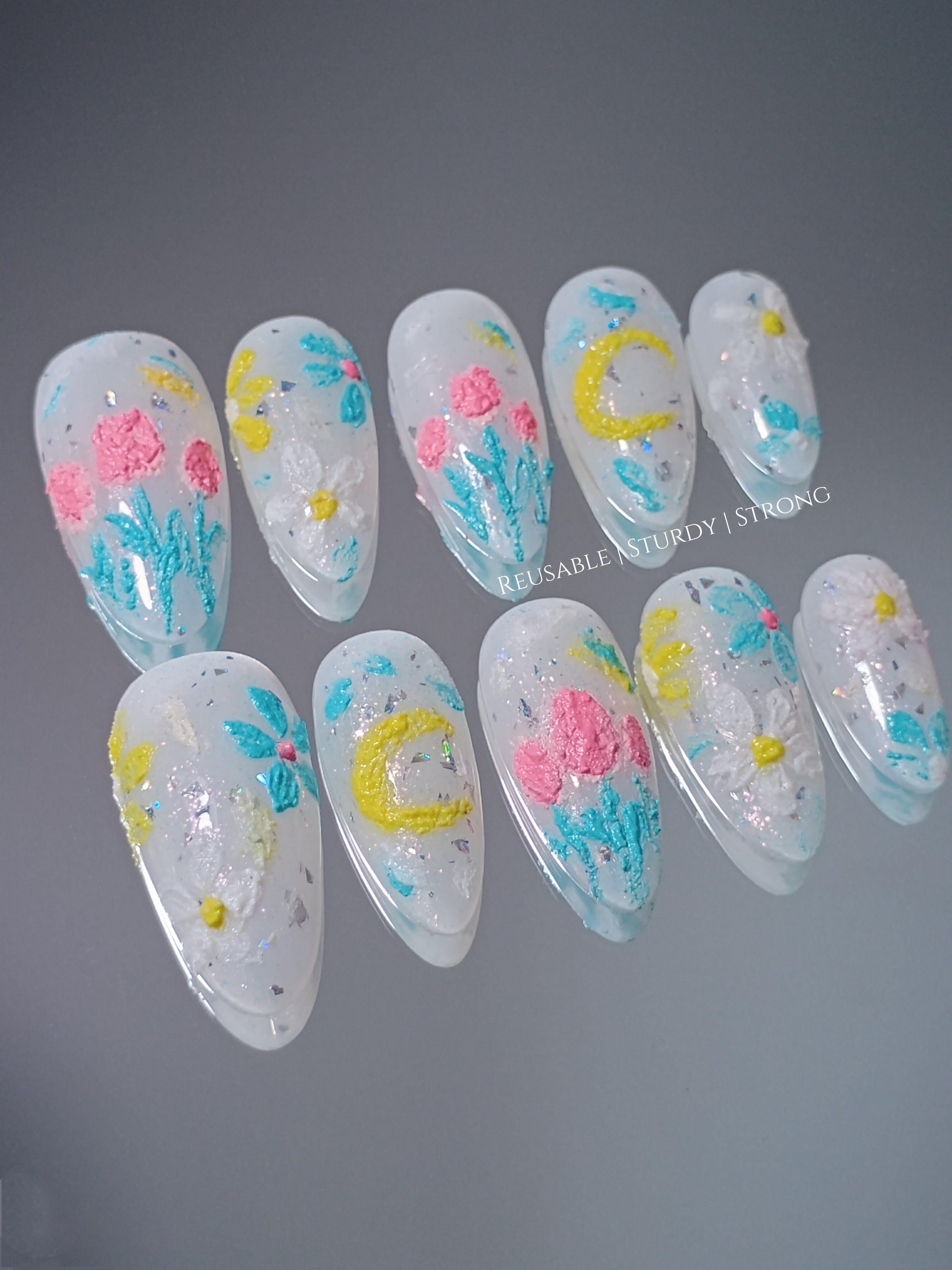 Colourful Textured Tulip