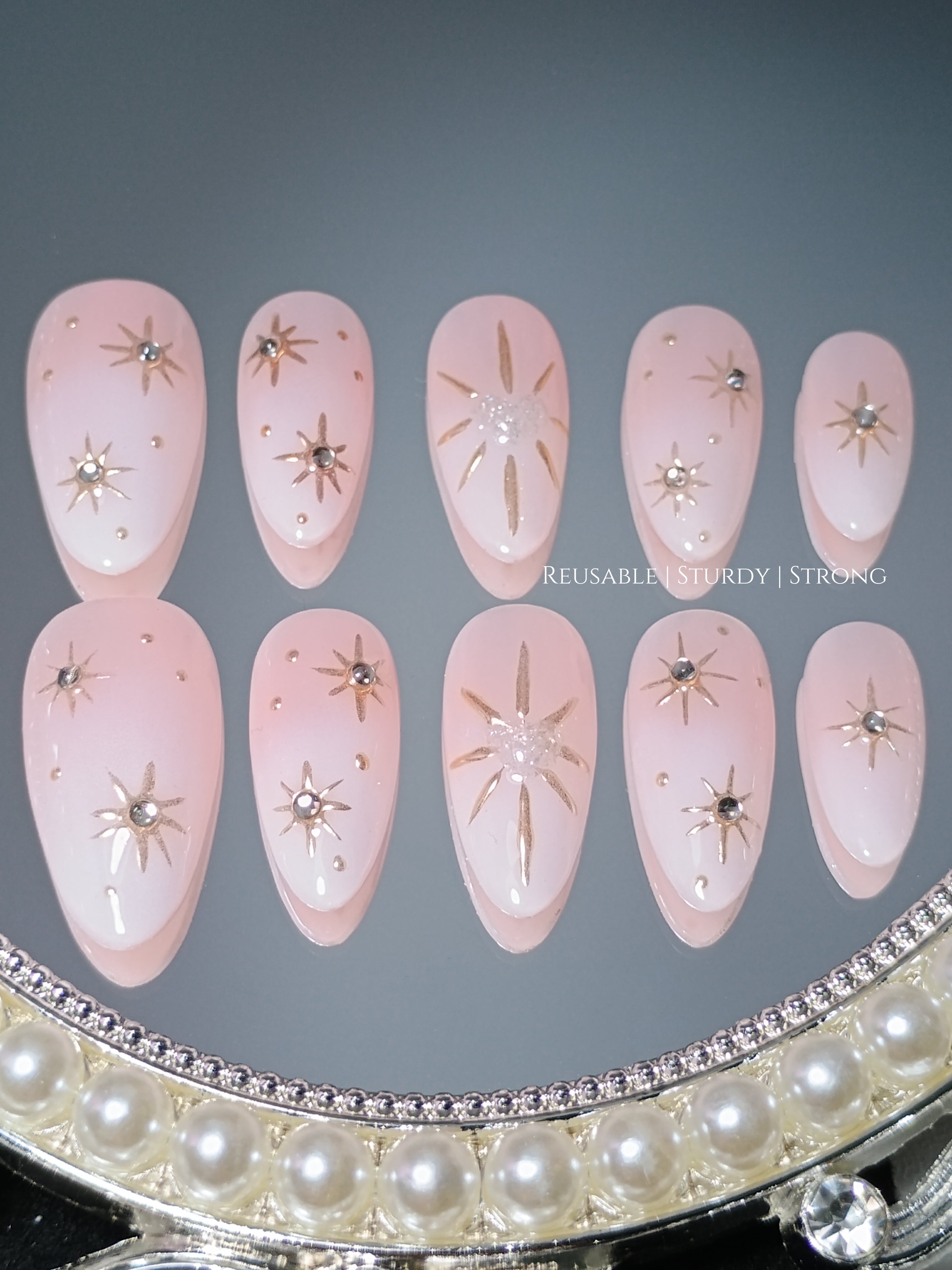 Gradient Sparkling Gold Celestial