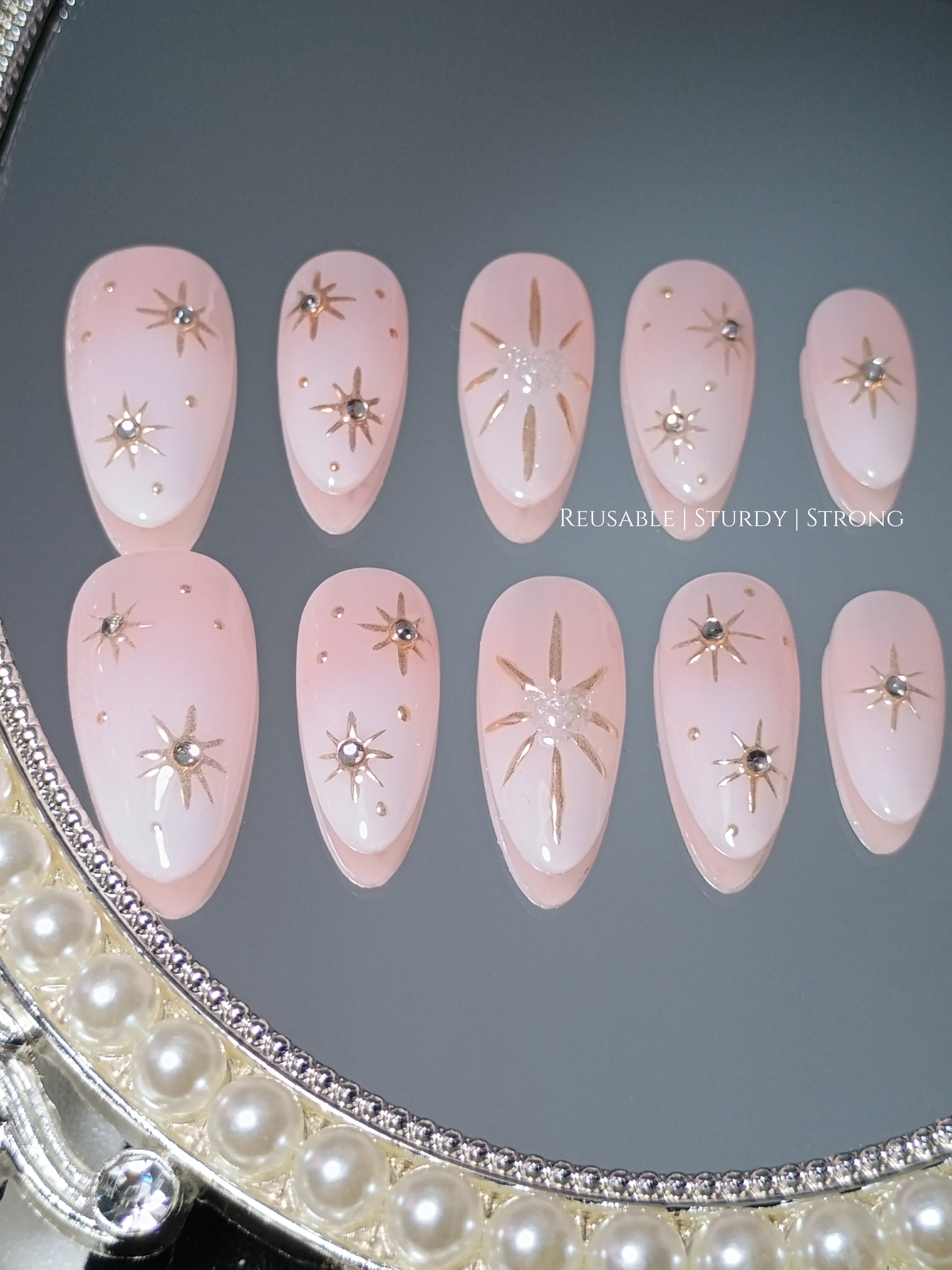 Gradient Sparkling Gold Celestial