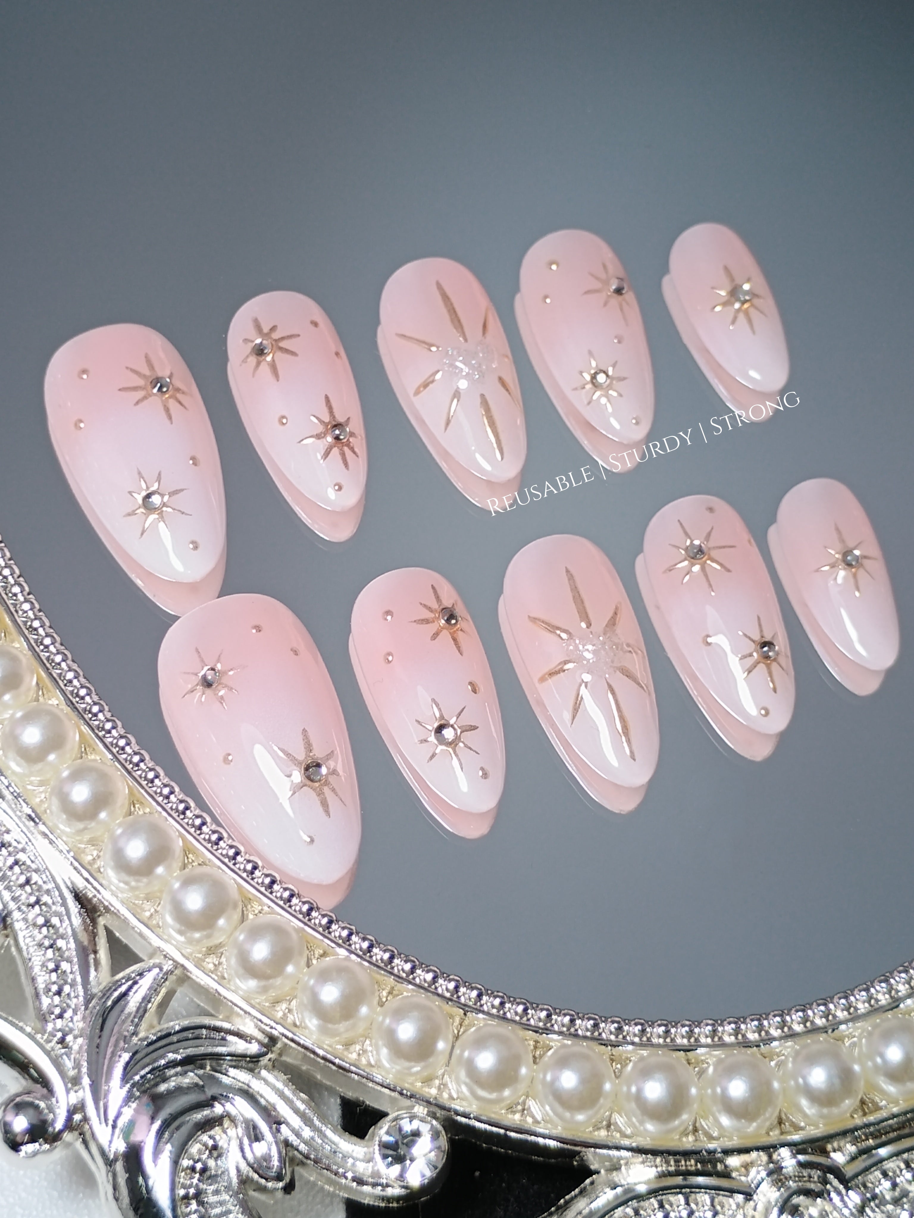 Gradient Sparkling Gold Celestial