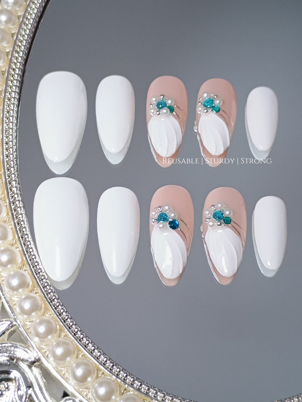 Pure White and Ocean Blue Diamonds
