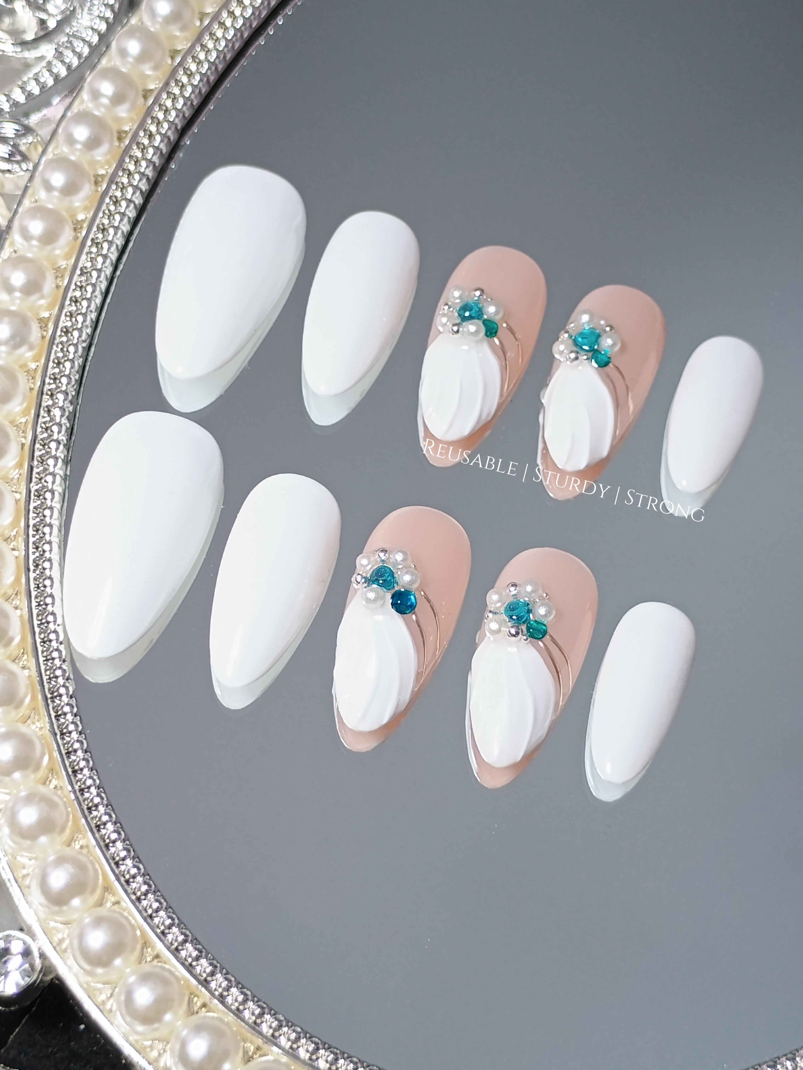 Pure White and Ocean Blue Diamonds