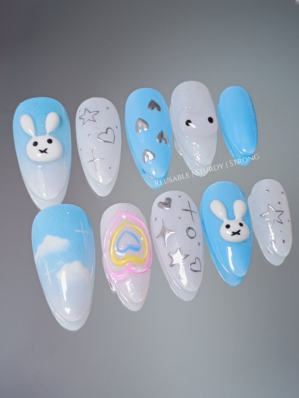 Dreamy Cloud Bunnies