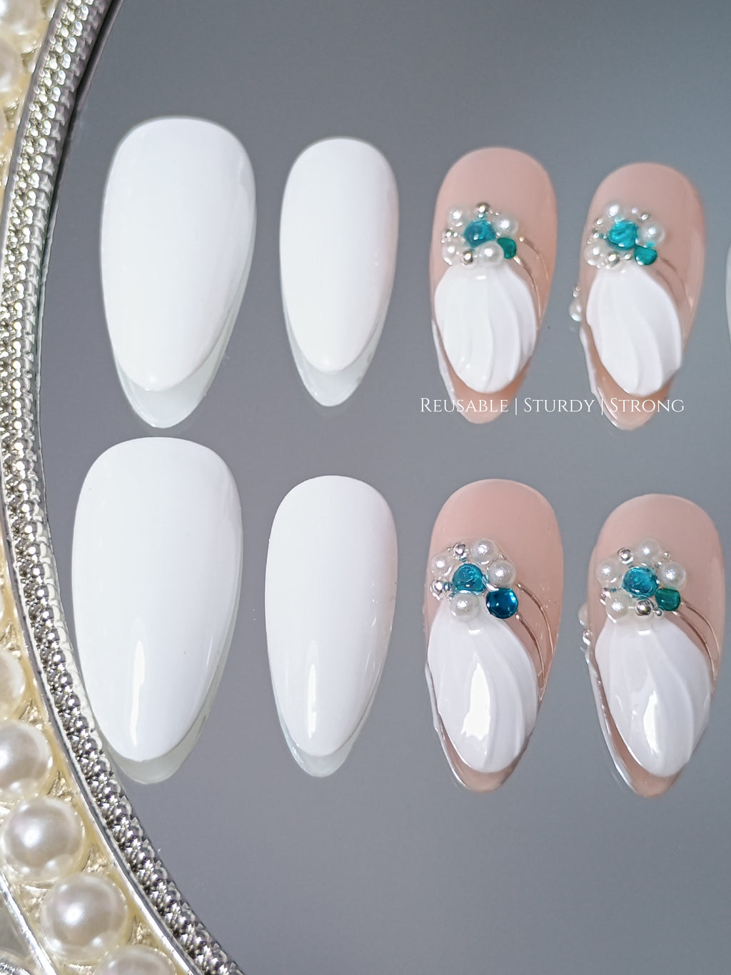 Pure White and Ocean Blue Diamonds