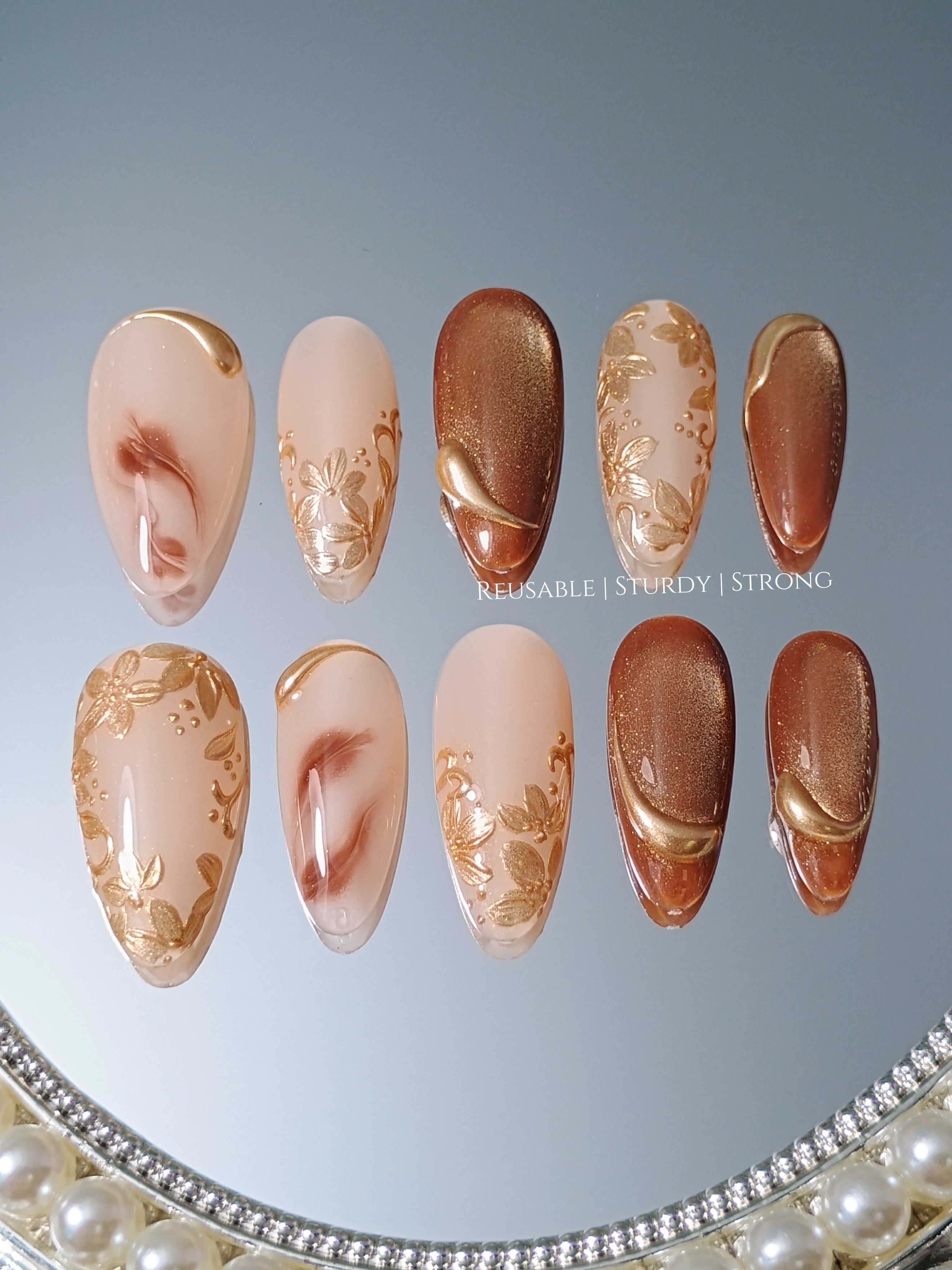 Artificial caramel antique garden