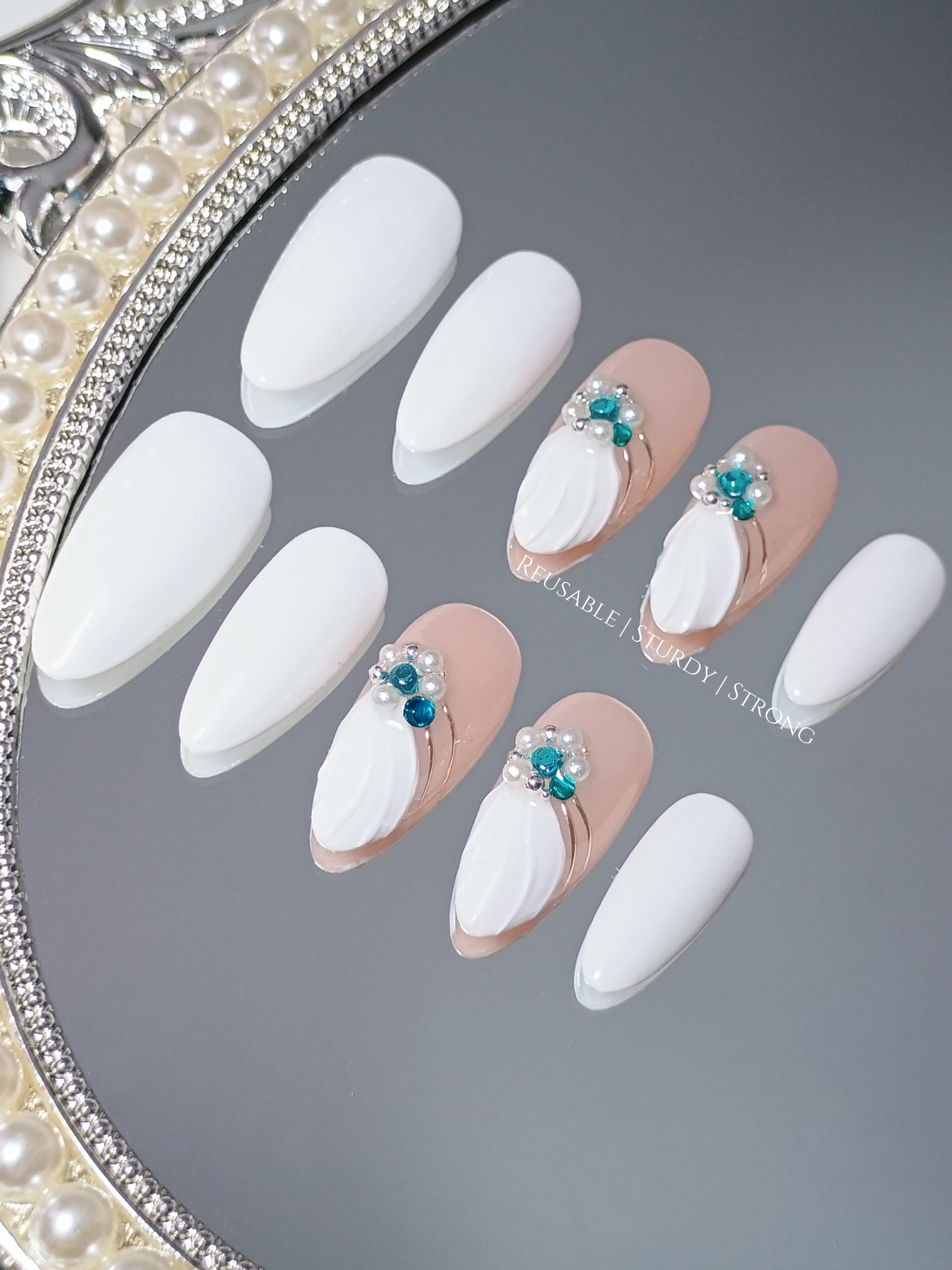 Pure White and Ocean Blue Diamonds