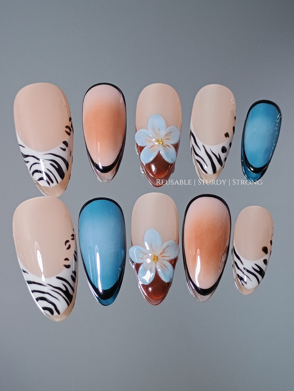 Tropical Zebra Floral